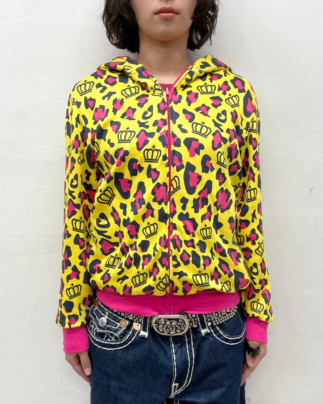 Baby Doll Reversible Leopard HoodieZipUp 상품이미지5
