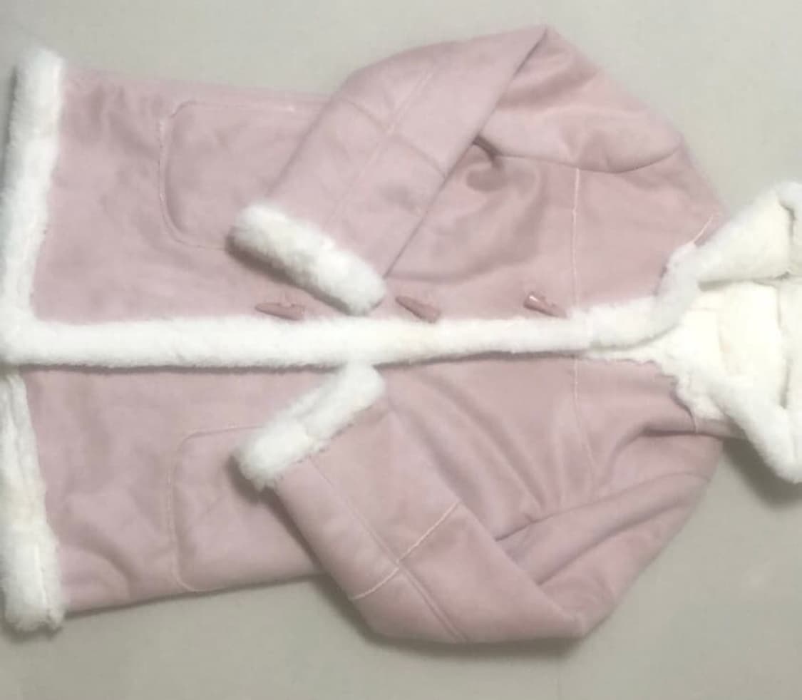 빈티지 딸기우유 갸루 코트 양산형 지뢰계 리즈리사 라떼갸루 엑시즈팜 상품이미지3