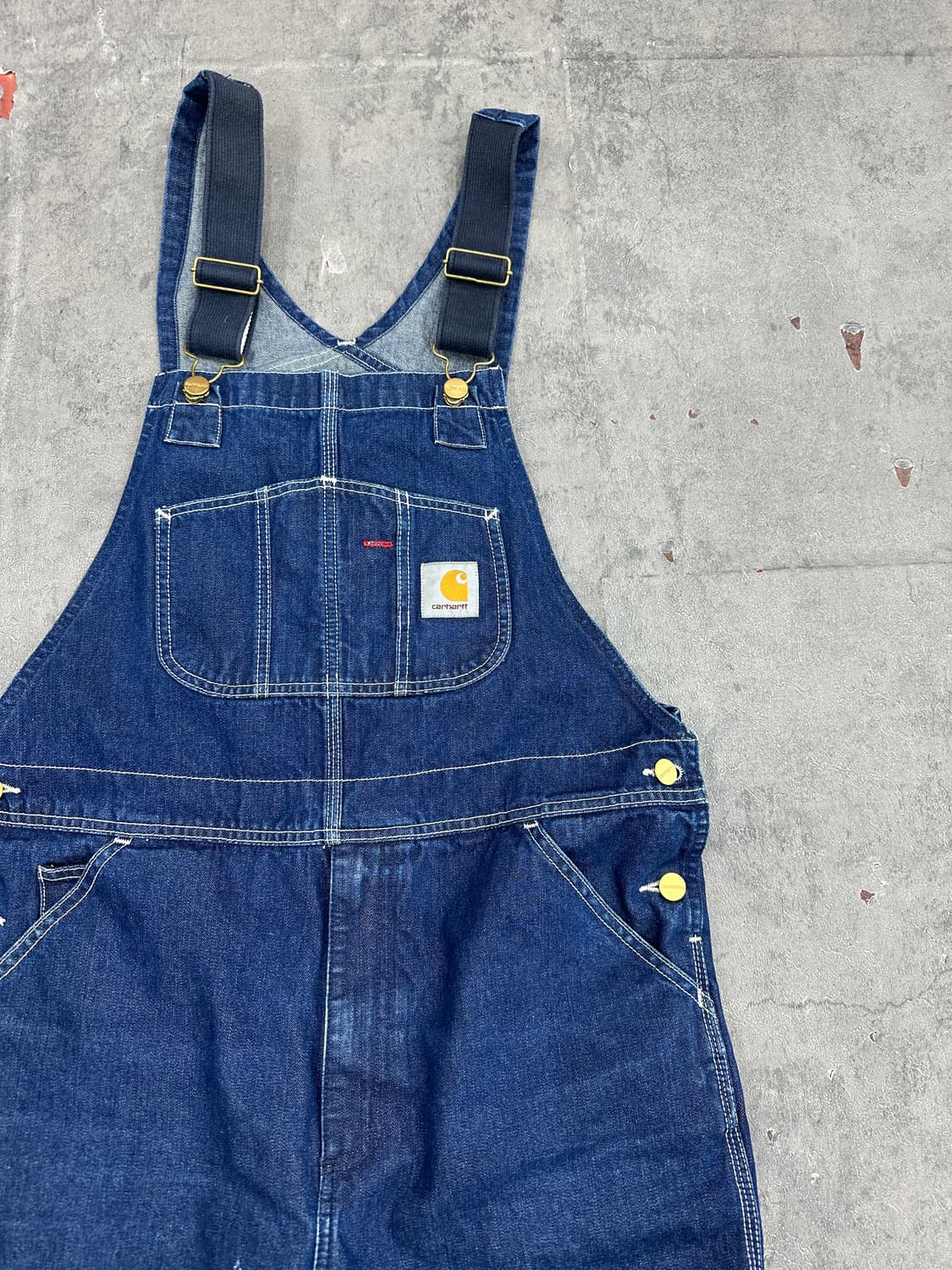 칼하트 WIP 데님 오버롤 상품이미지4