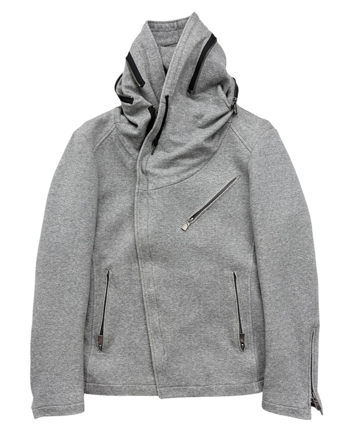 2000’s 캐서린 햄넷 비대칭 스웨트 후디 자켓 상품이미지4