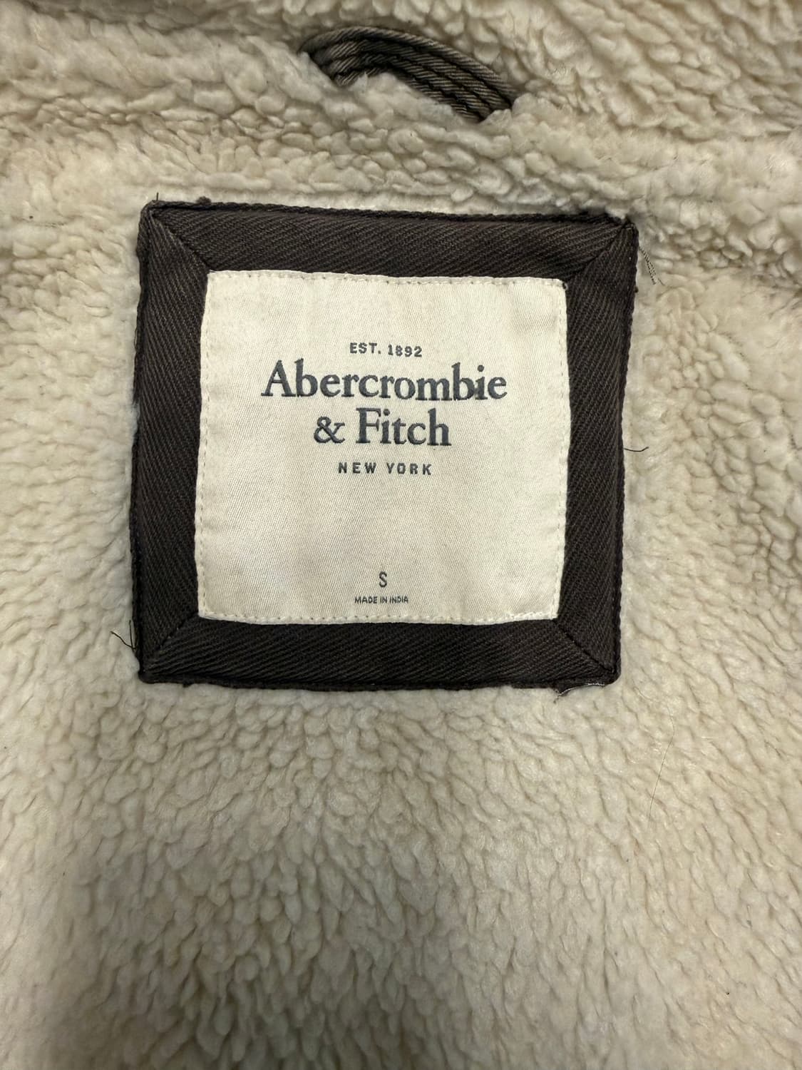 아베크롬비 양털 파카 S 정품 상품이미지5
