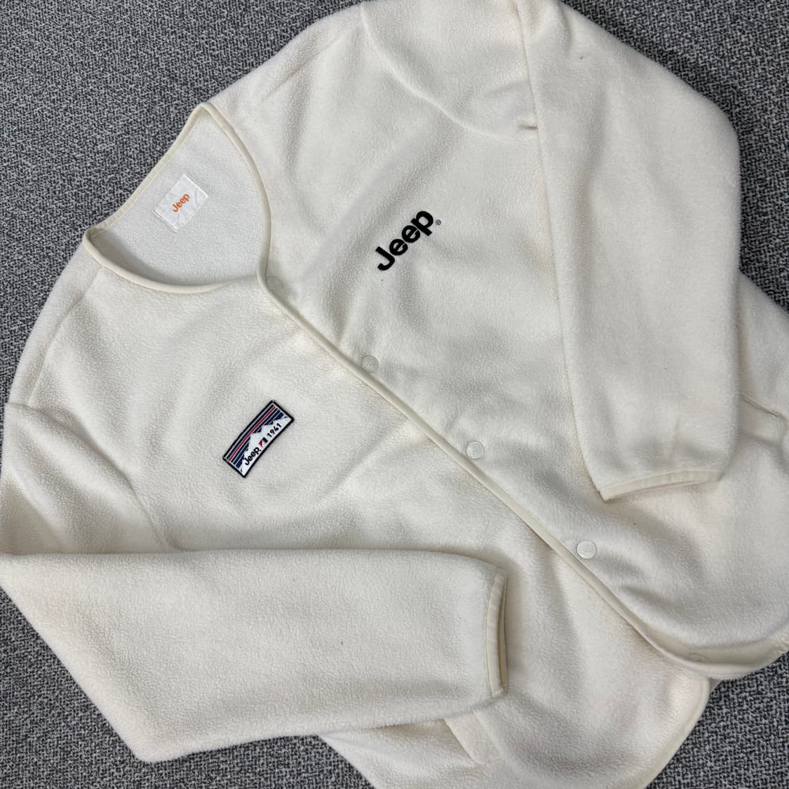 지프 레트로 마운틴 코지 후리스 가디건 상품이미지2