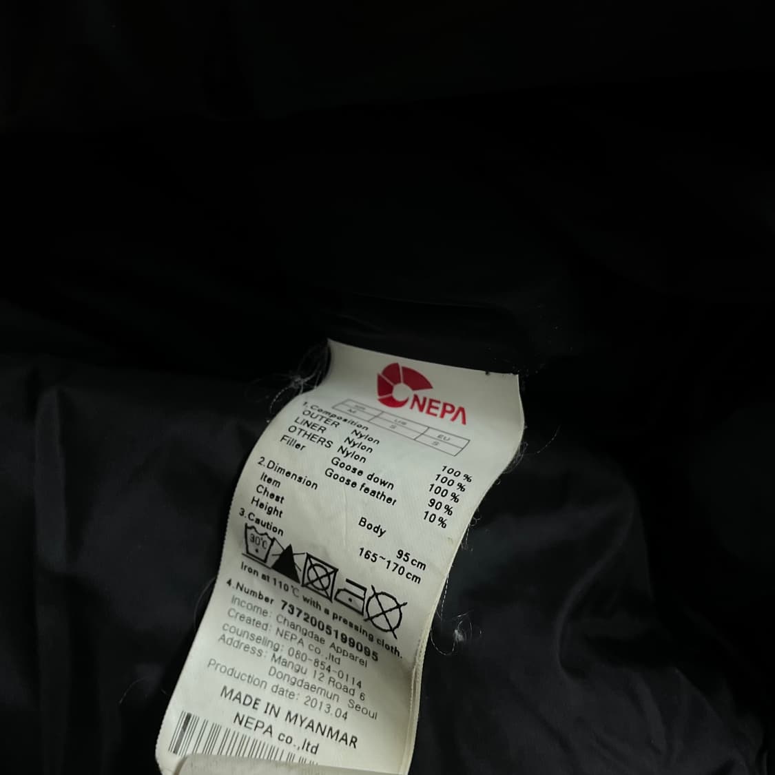 네파 구스다운 에볼루션 800 마운틴 패딩 블랙y 4294 상품이미지5