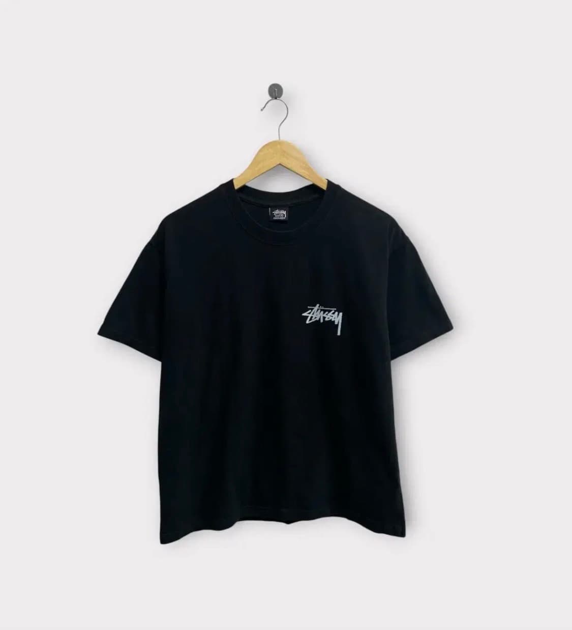 스투시 Stussy 라운드 블랙티 M 상품이미지2