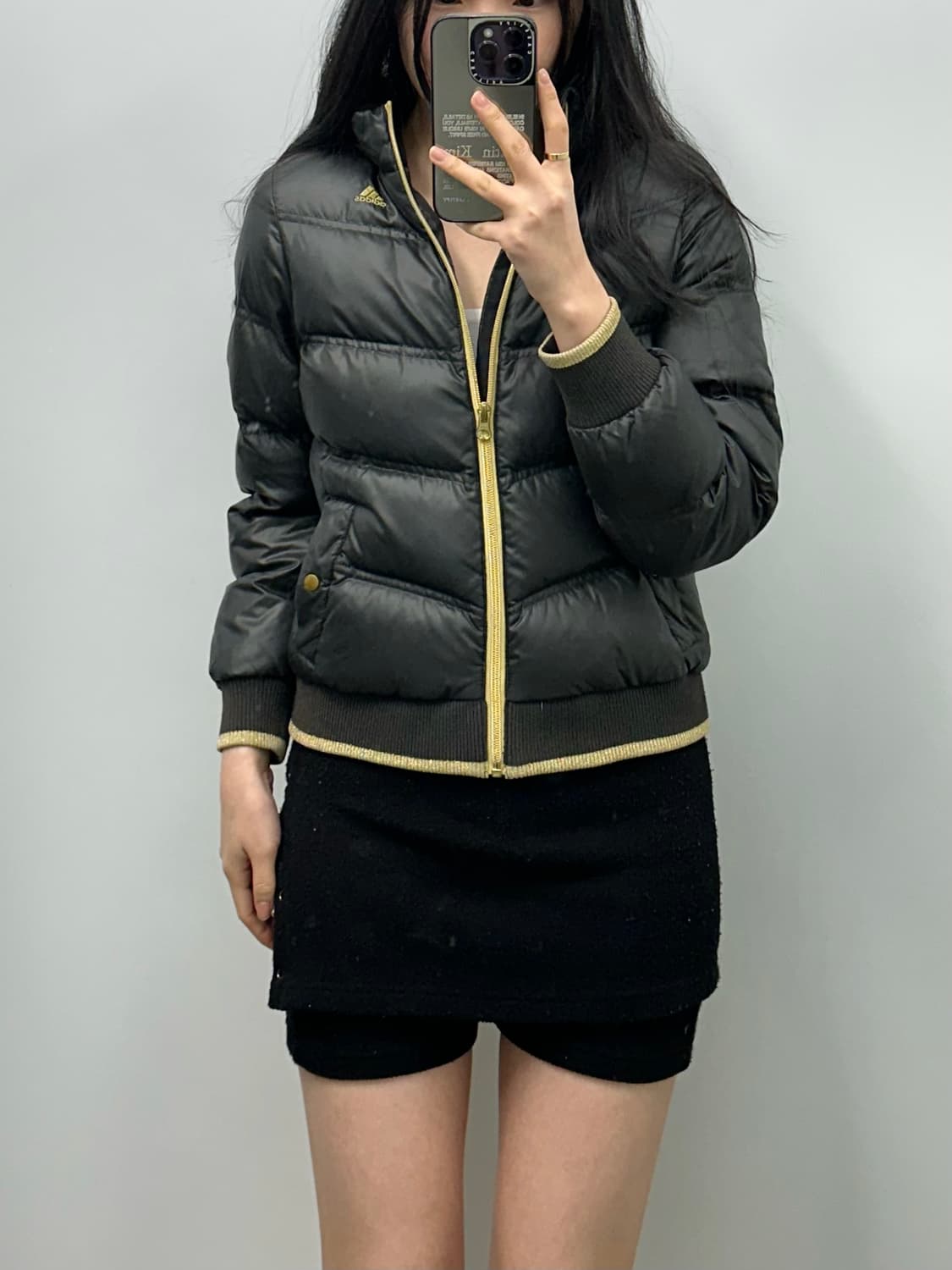 아디다스 00s 유광 블랙 패딩 상품이미지1