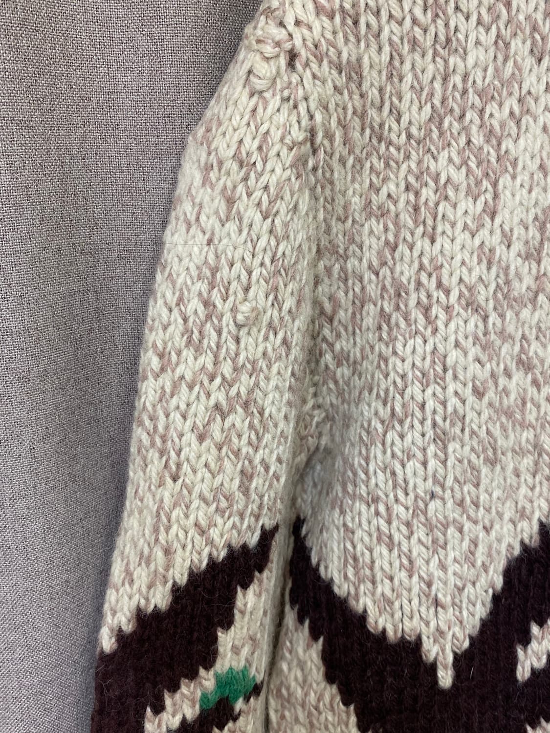 60s 코위찬 니트 집업 상품이미지4