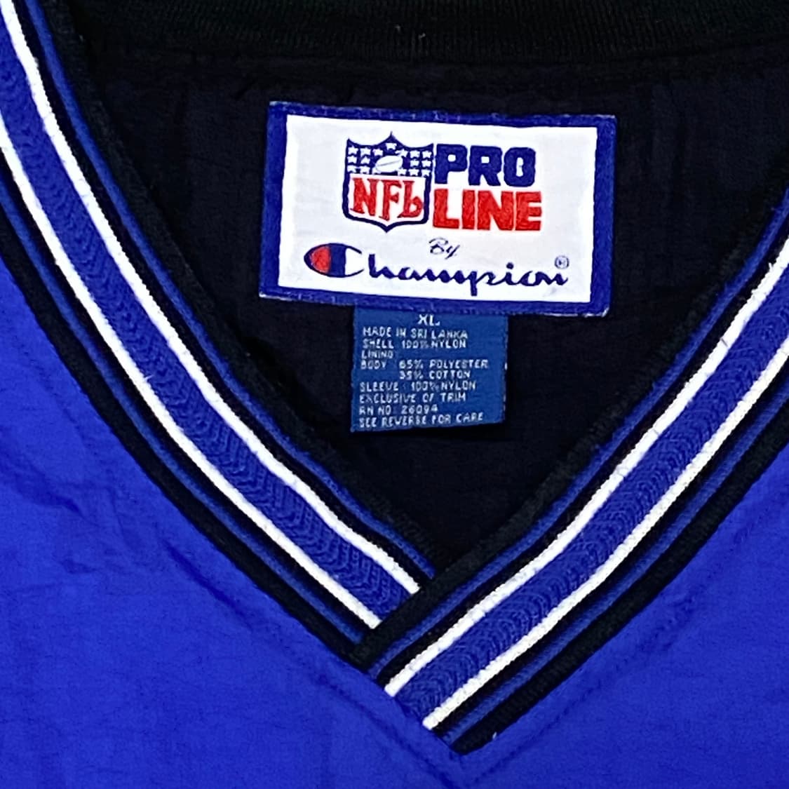  90s 미국 빈티지 챔피언 NFL 콜트 풀오버 바람막이 상품이미지7