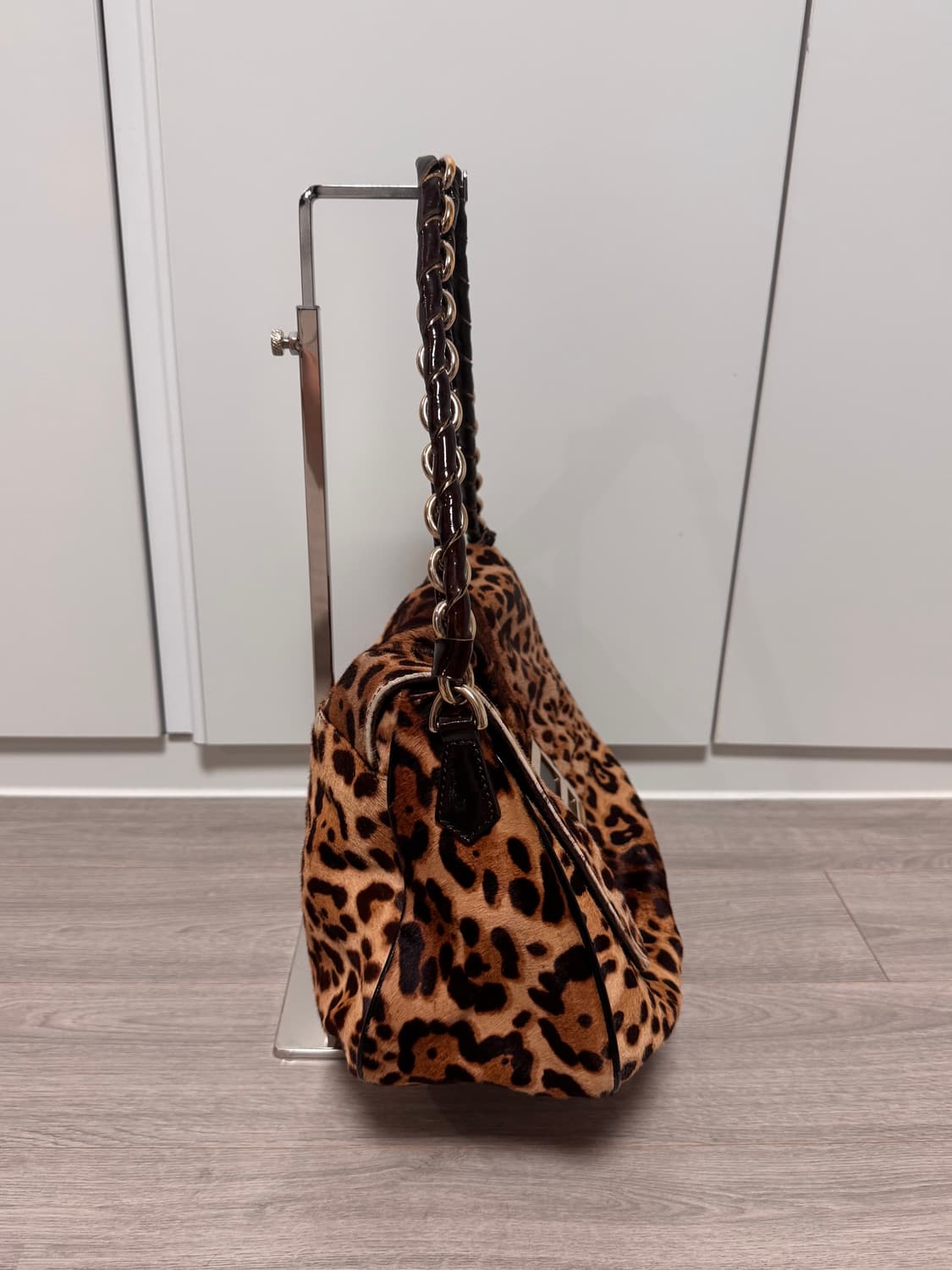Fendi 펜디 송치 레오파드 바게트백 맘마백 상품이미지4