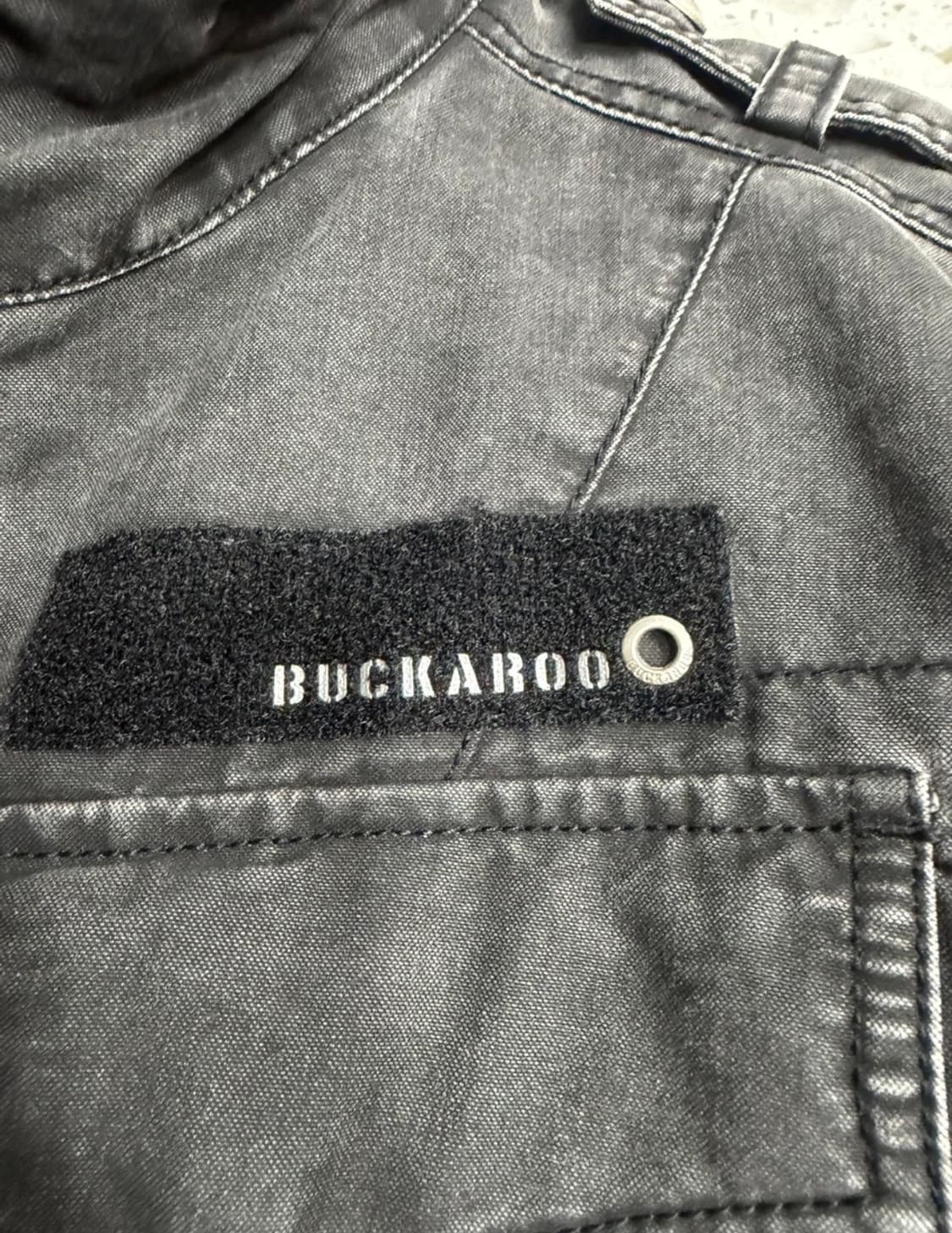 버커루(BUCKAROO) 블랙 워싱 자켓 상품이미지2