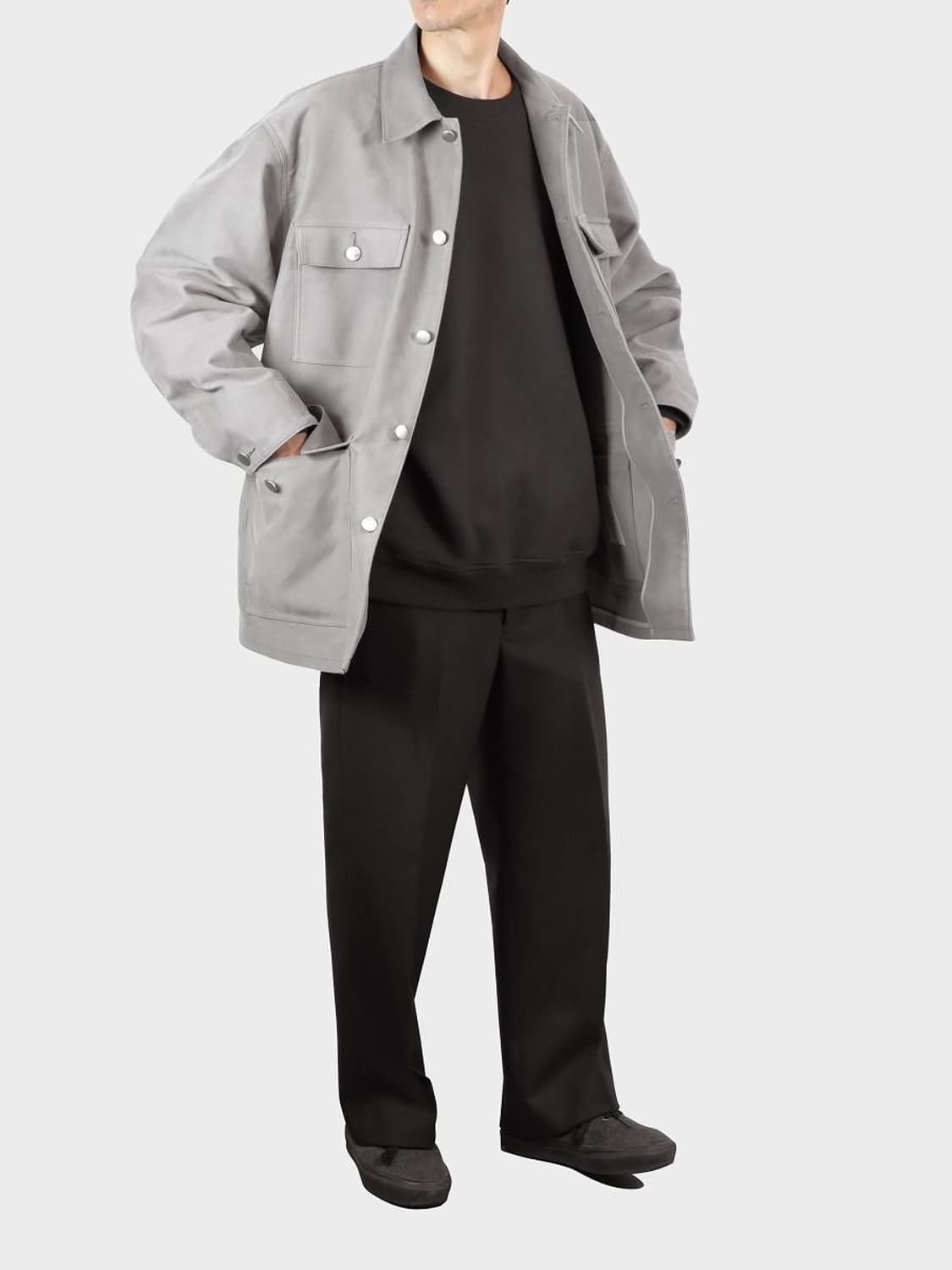 (L)바이닐아카이브 Vainl Archive 몰스킨 커버올 자켓 상품이미지3