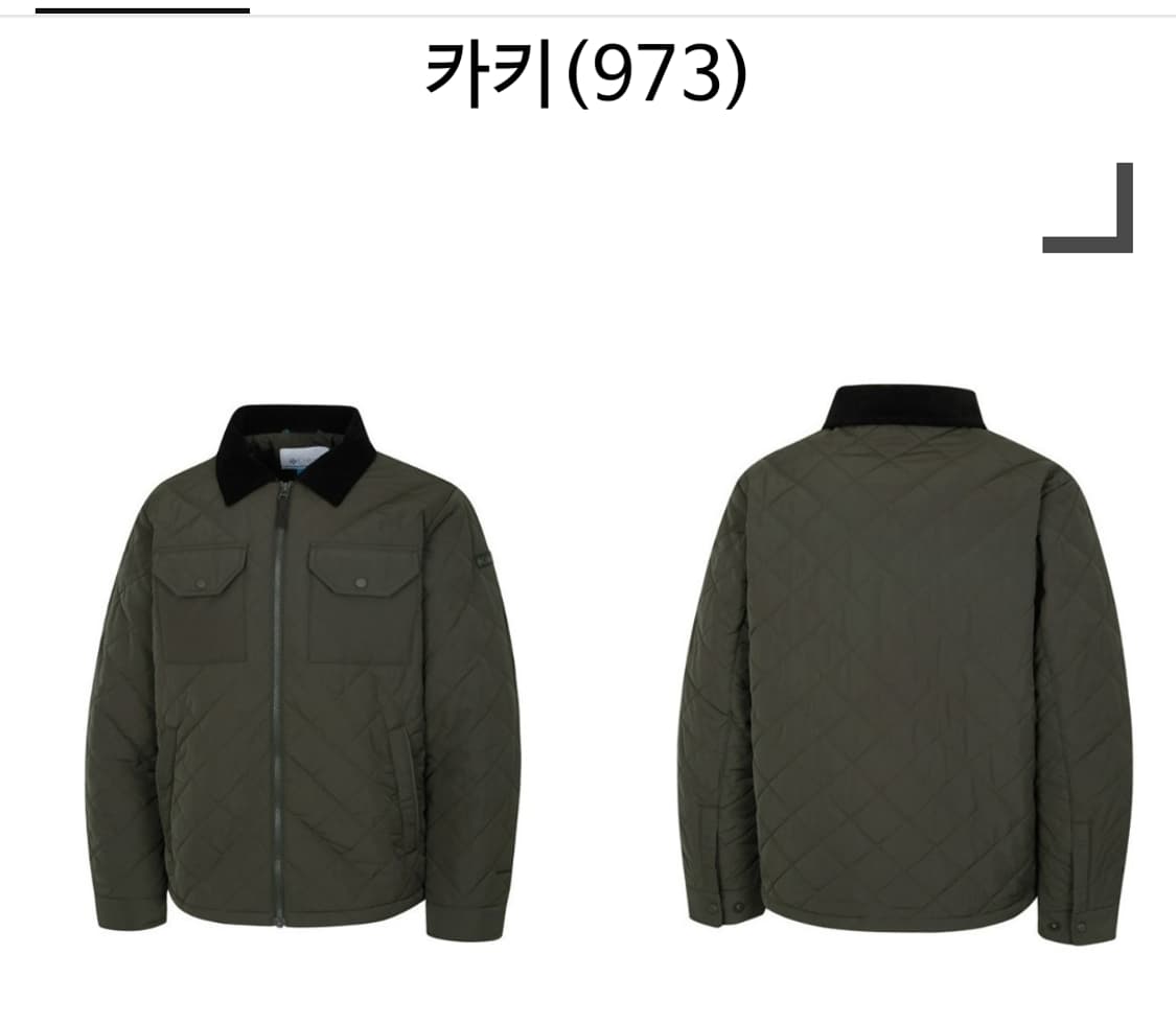 남성 컬럼비아 219000원 셔츠형퀼팅패딩점퍼자켓 상품이미지1