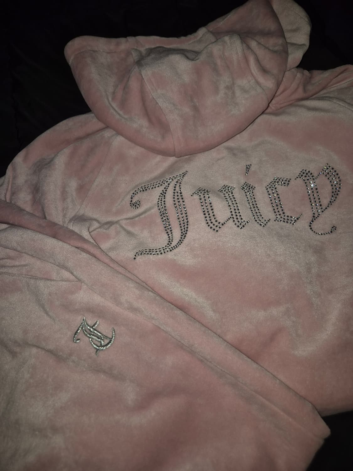 핀터깔 딸기우유 쥬시꾸뛰르 벨벳 트레이닝 셋업🥹 상품이미지2