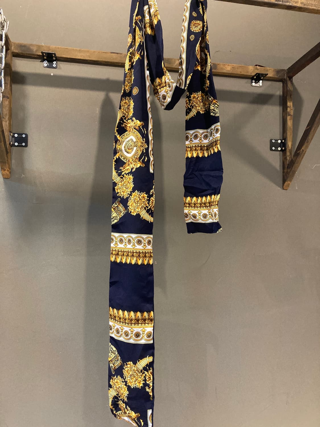 패턴드 타이 스카프 상품이미지3