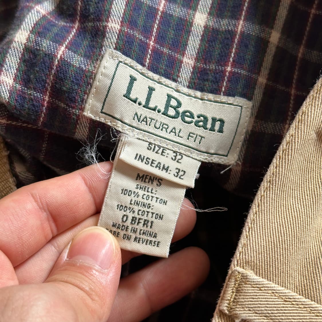 L.L. Bean flannel lining chino pants 상품이미지8