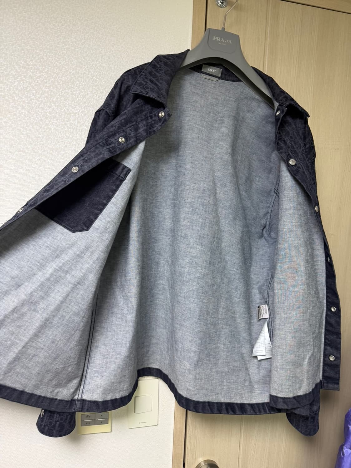 [44] 디올 카스리 벨벳 오버셔츠 상품이미지7