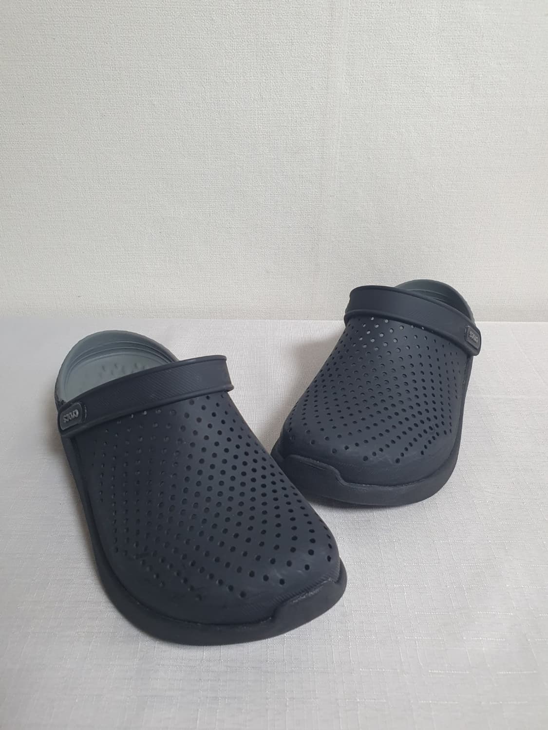 크록스 라이트라이드 클로그 샌들 블랙 슬레이트 그레이 240mm 상품이미지3