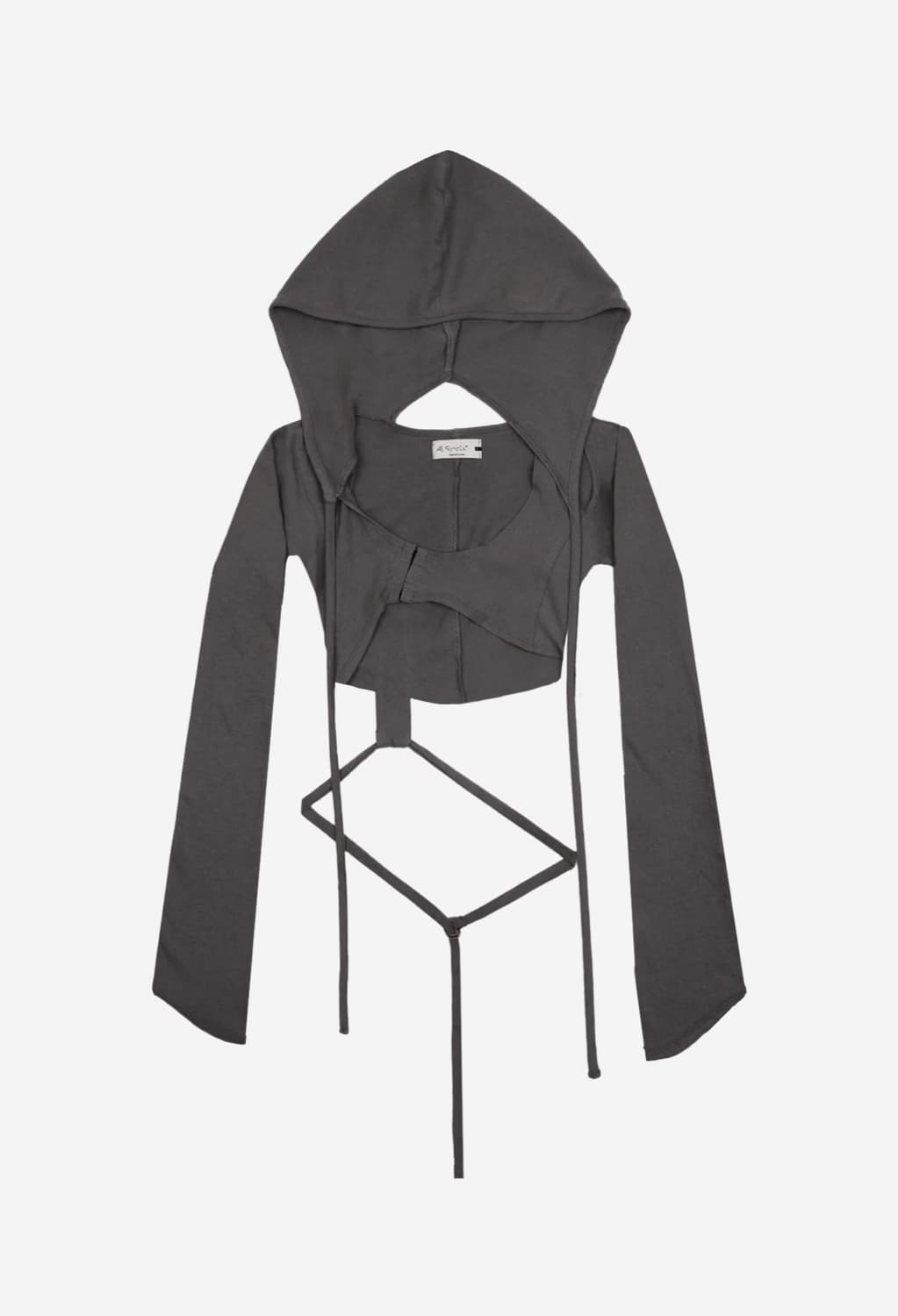 Aesynctx 후드 가디건 볼레로 상품이미지1