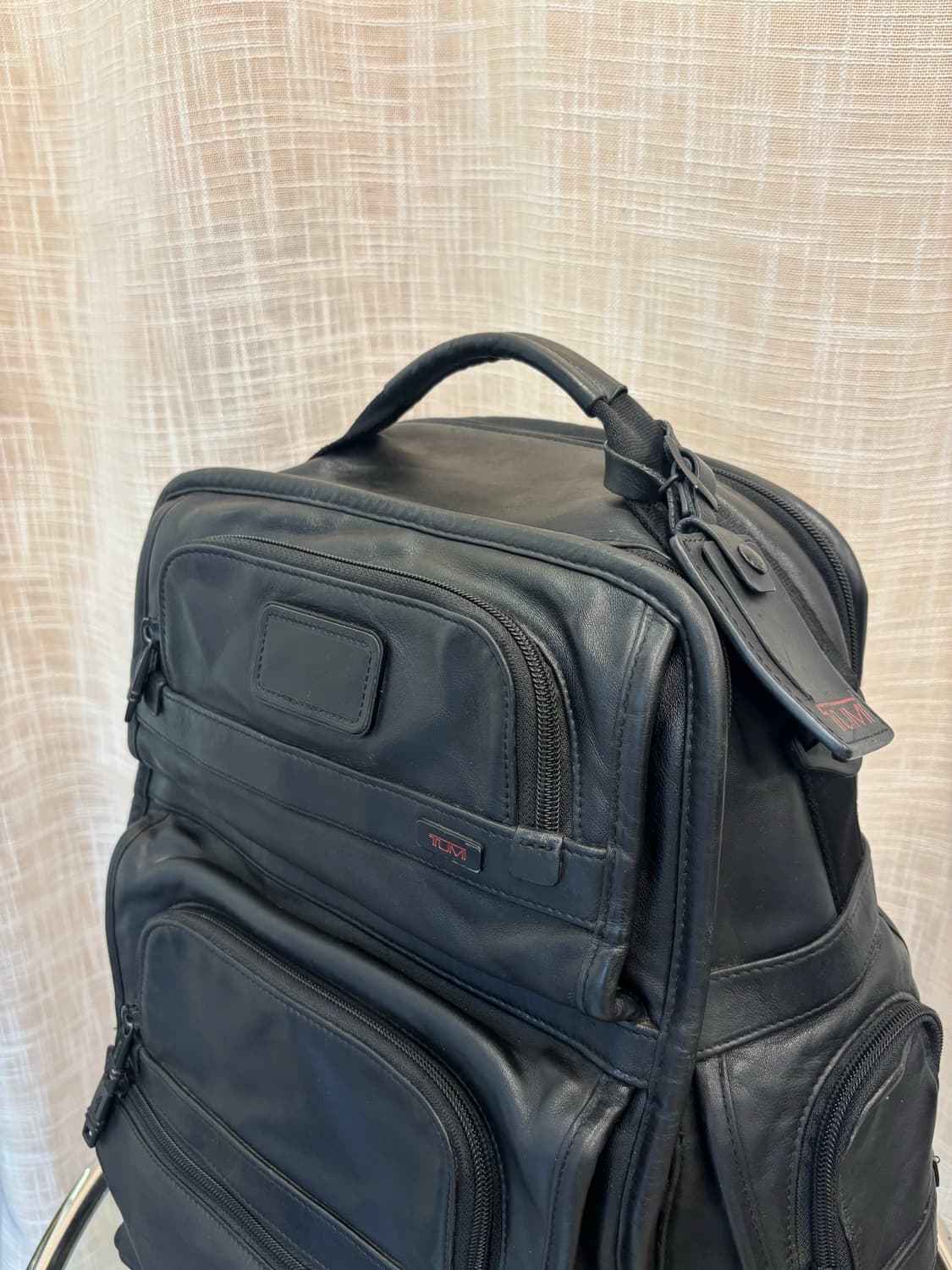 정품 TUMI 투미 티패스 가죽 백팩    상품이미지5