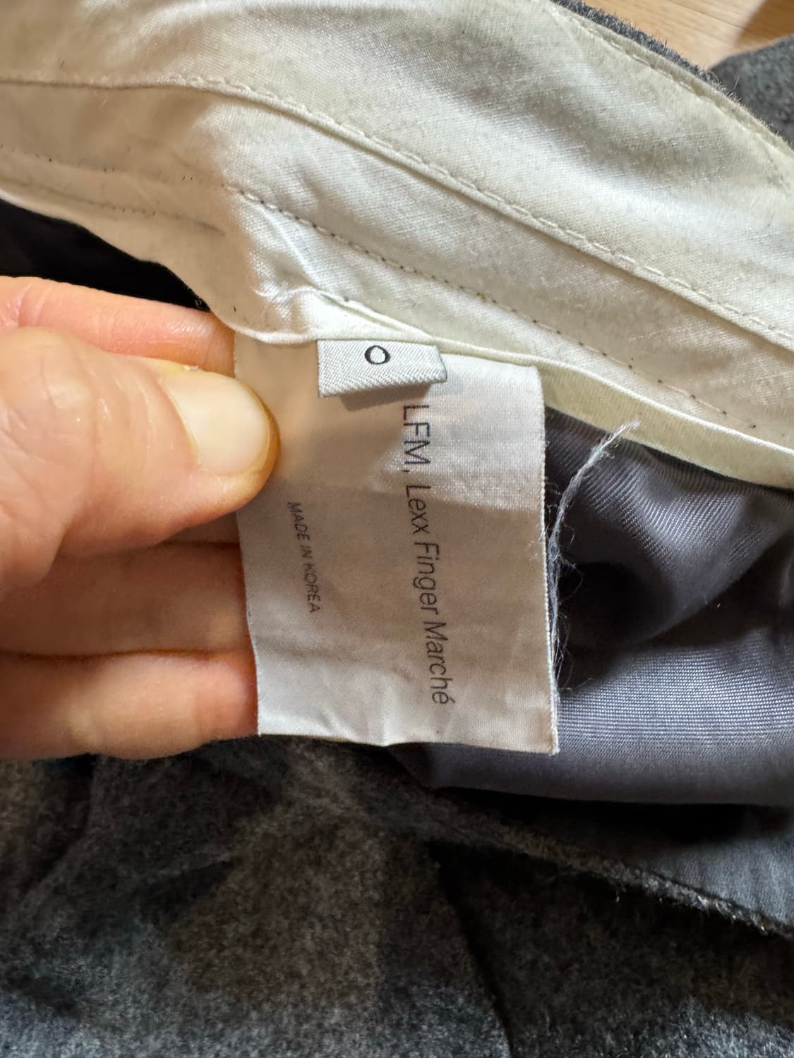 렉스핑거마르쉐 울 팬츠 상품이미지3