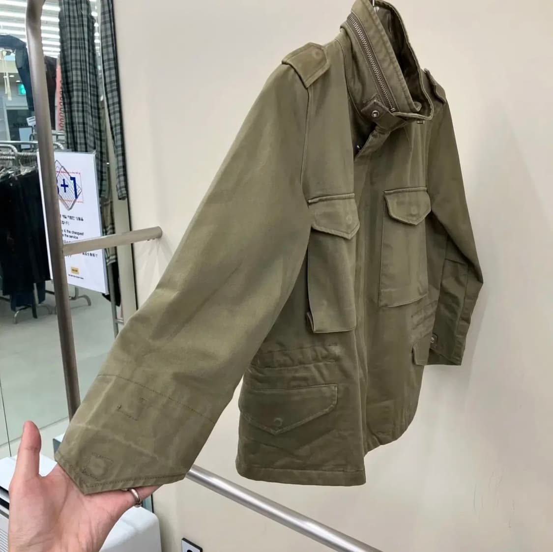 VTG 워시드 필드자켓 상품이미지3