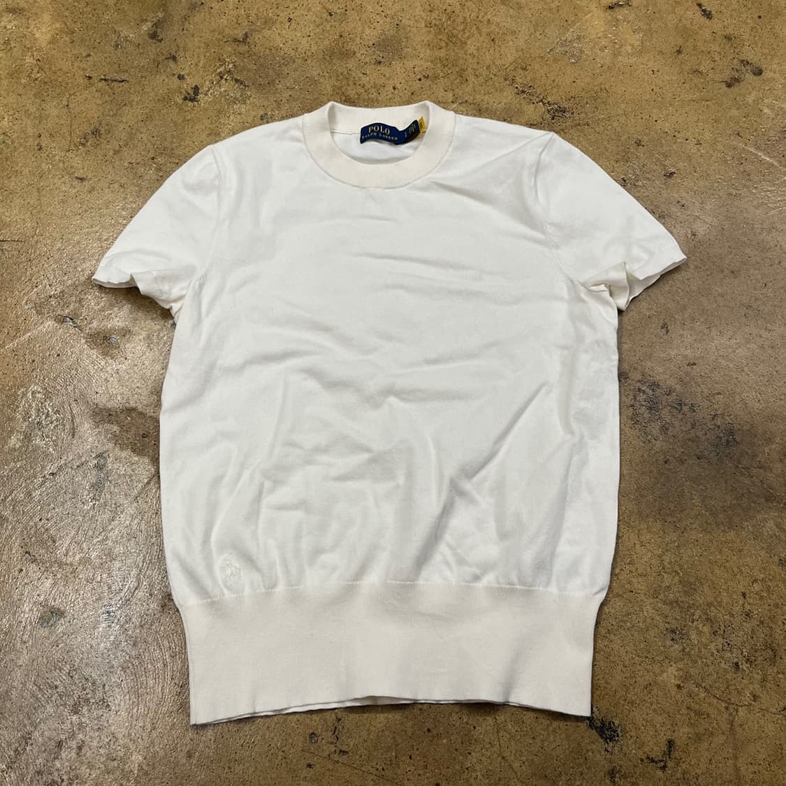 [정품/S] 폴로 랄프로렌 화이트 반팔 티셔츠 b16 상품이미지2