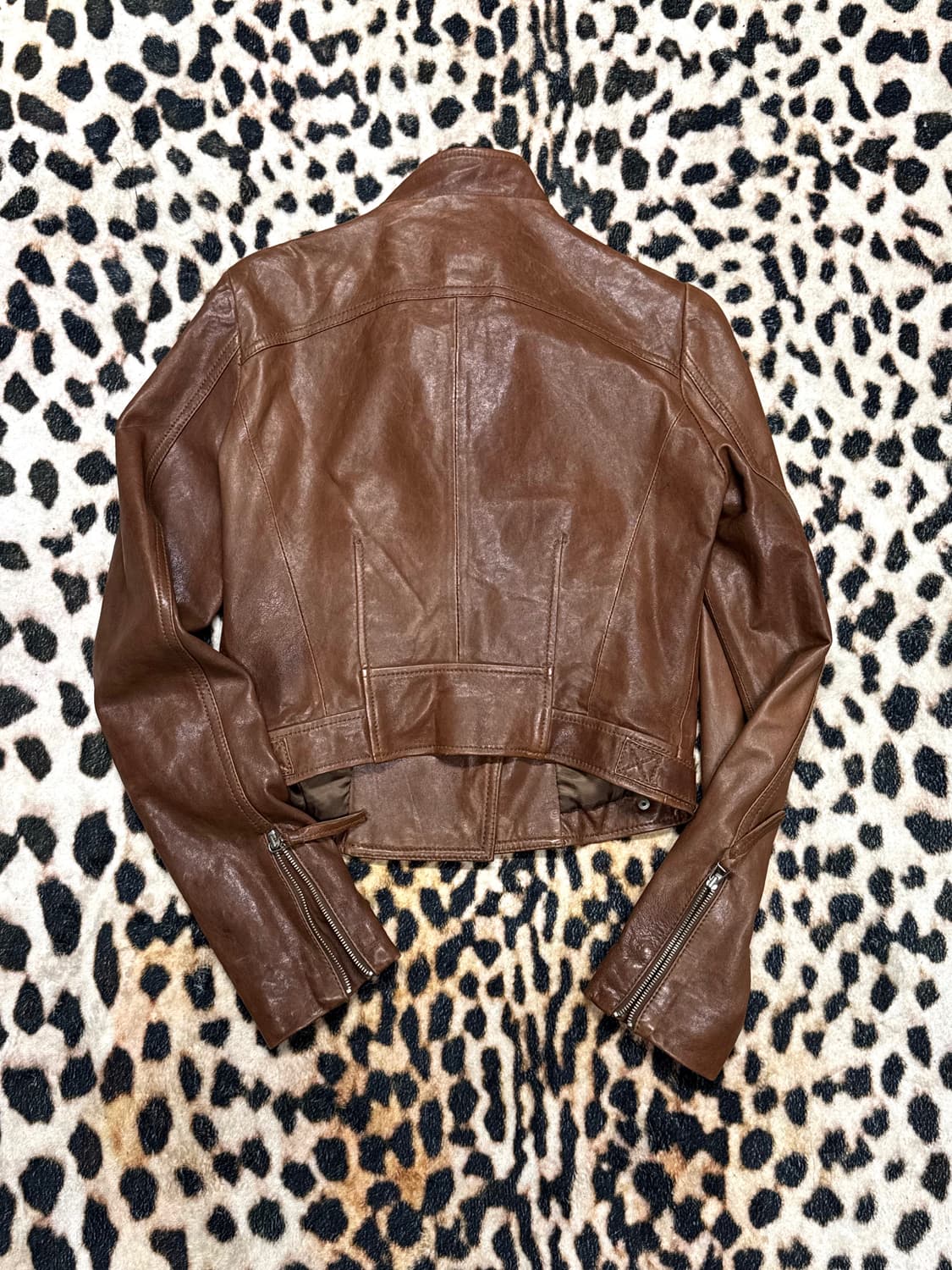 Lamb skin Stud leather jacket  상품이미지4