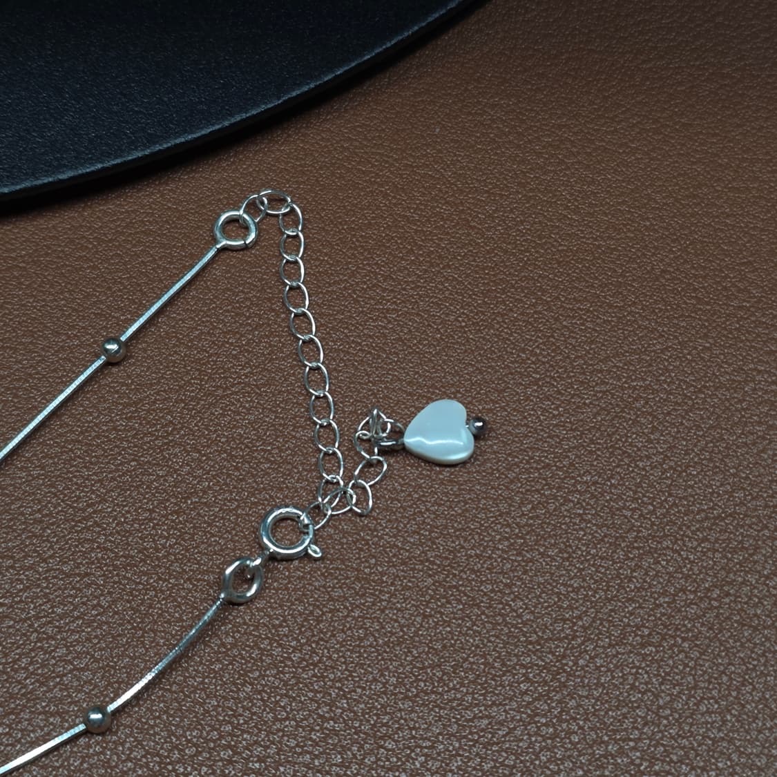 guitbol 귓볼 체코유리펜던트 실버925 목걸이 상품이미지5