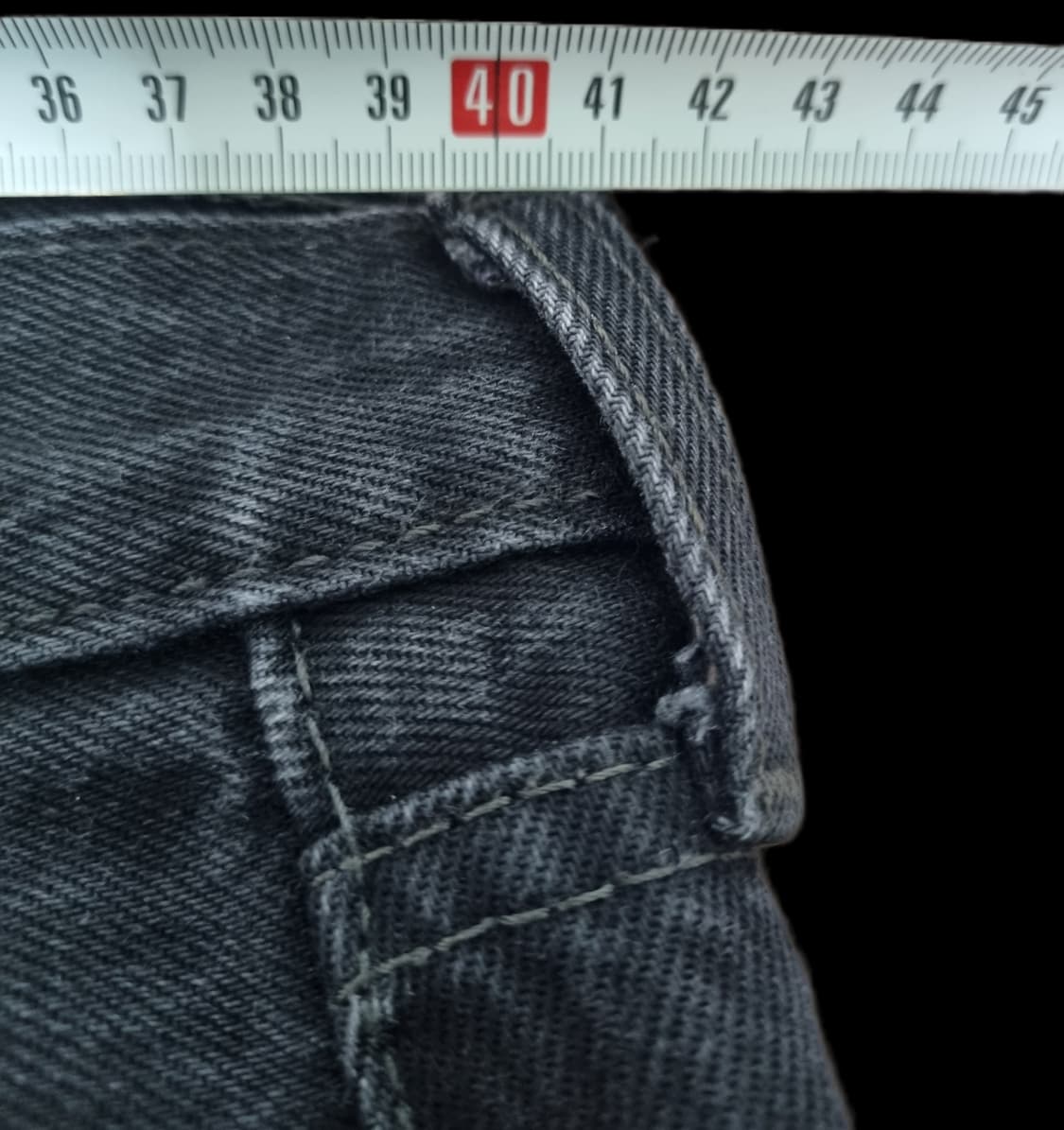 리바이스 501 블랙진 흑청 32x32 판매 상품이미지6