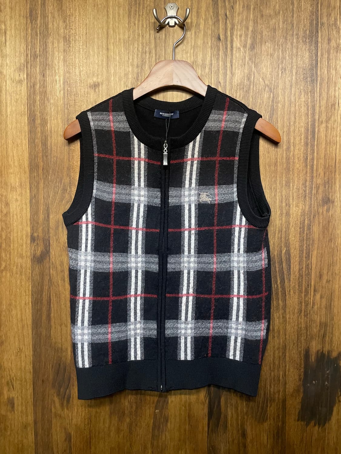 Burberry Nova Check Knit Vest 상품이미지3
