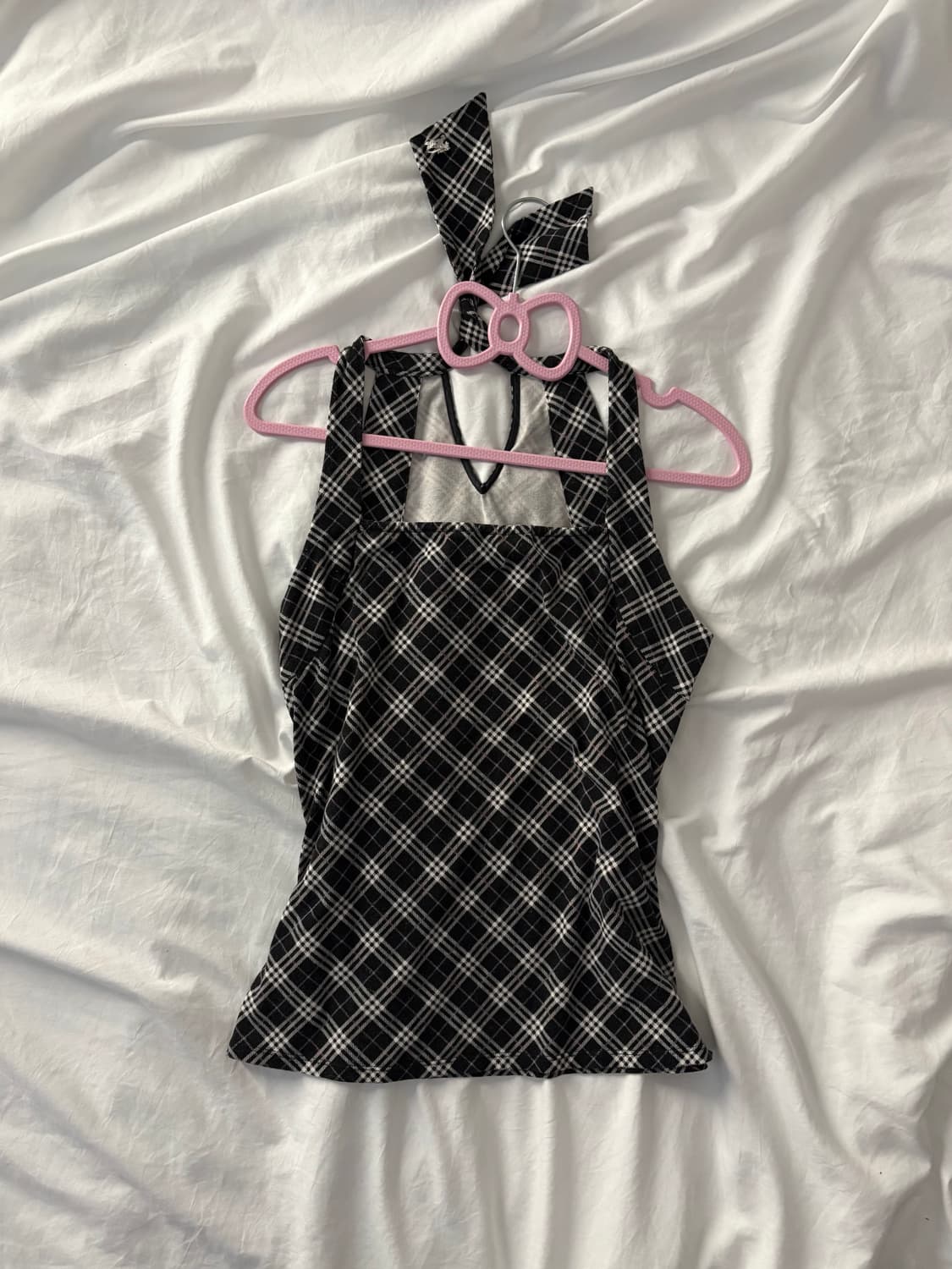 버버리 노바체크 홀터넥 나시 상품이미지5