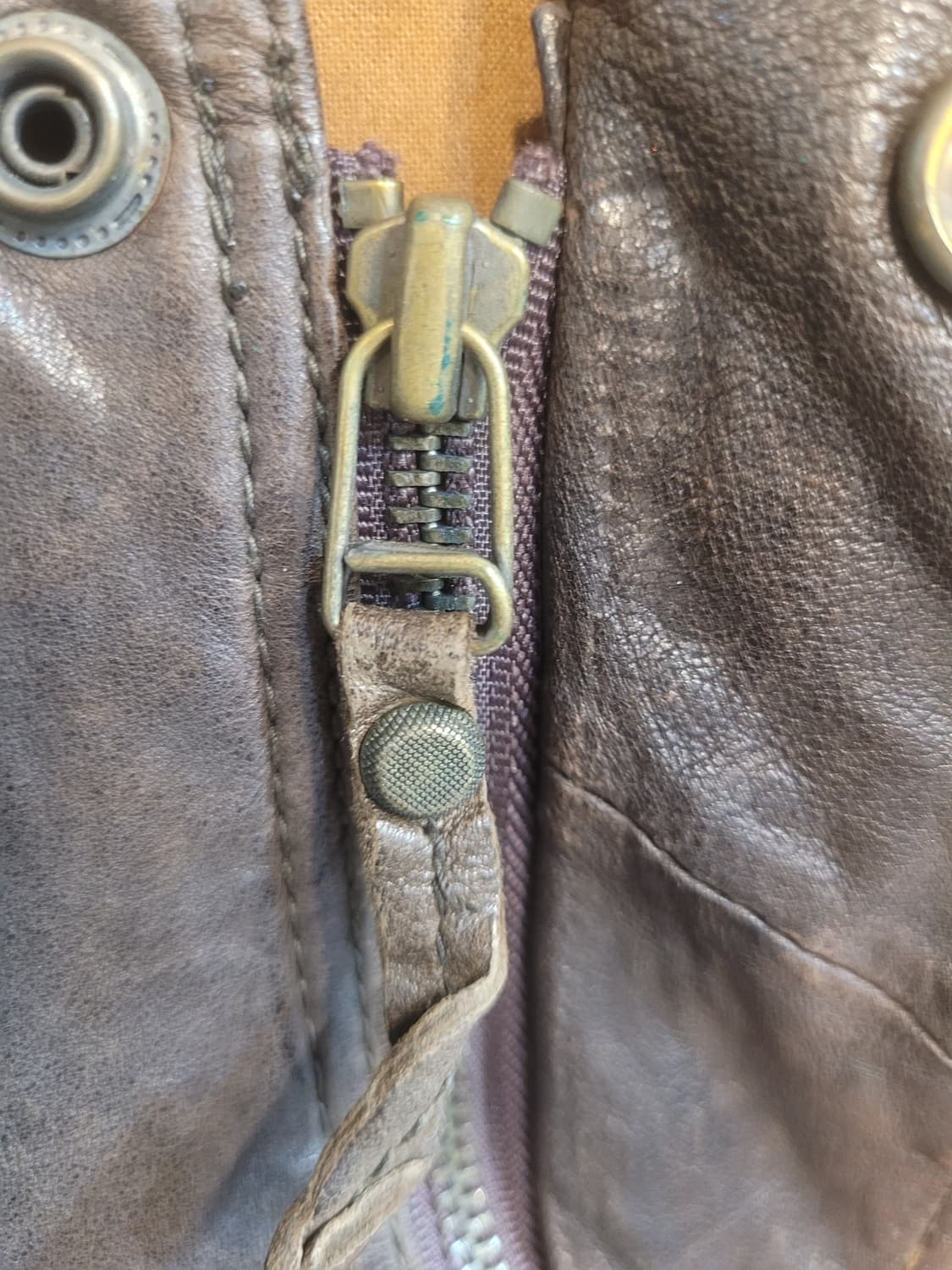 썰스데이 아일랜드 빈티지 양가죽 자켓 L 상품이미지4