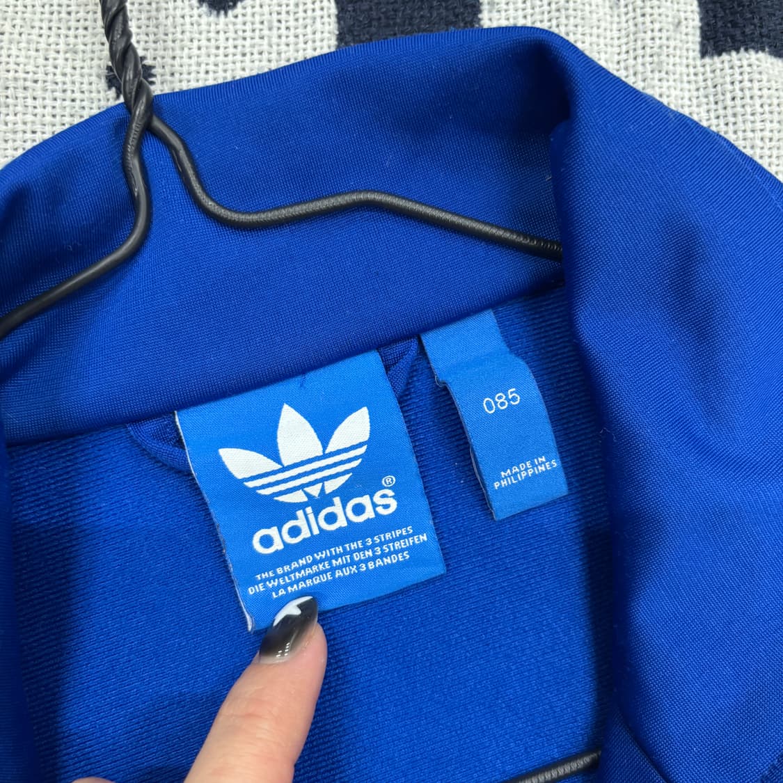 아디다스 블루 파이어버드 트랙탑 져지 상품이미지3