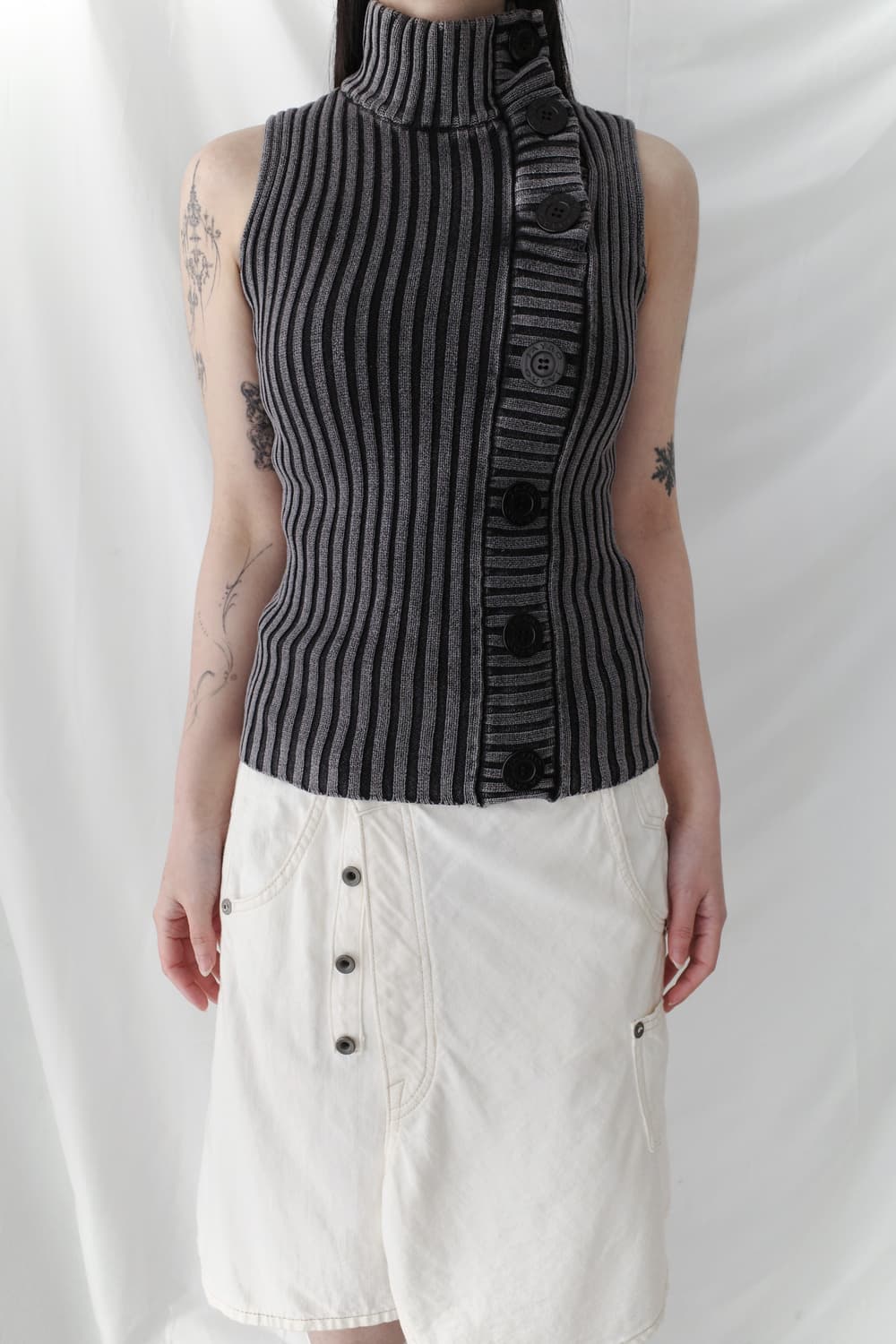unbalanced knit sleeveless 상품이미지3