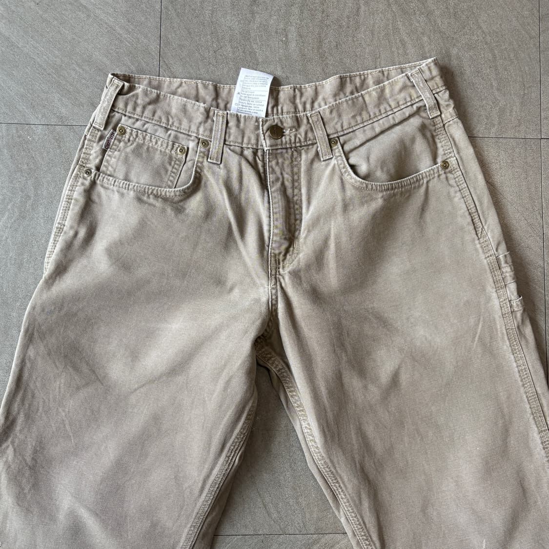 칼하트 오리지널 라이트 그레이 카펜터 팬츠 상품이미지6