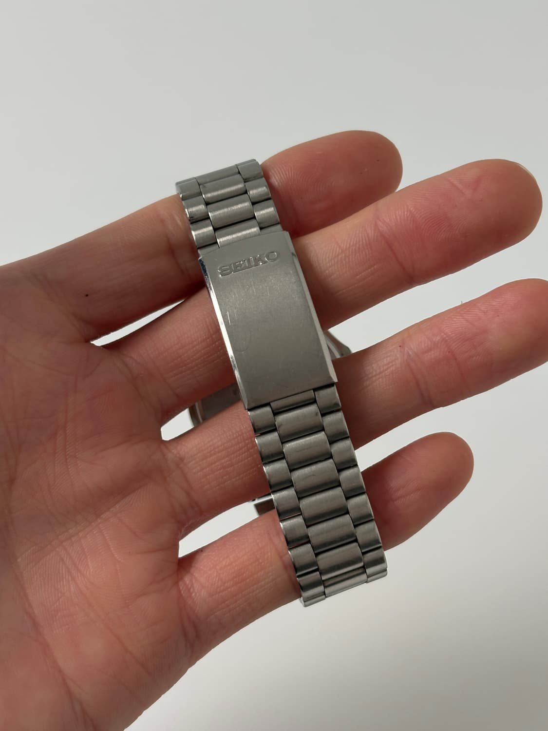 1980년대 Chronos 스노우 플레이크 다이얼 실버 쿼츠 남성  상품이미지6