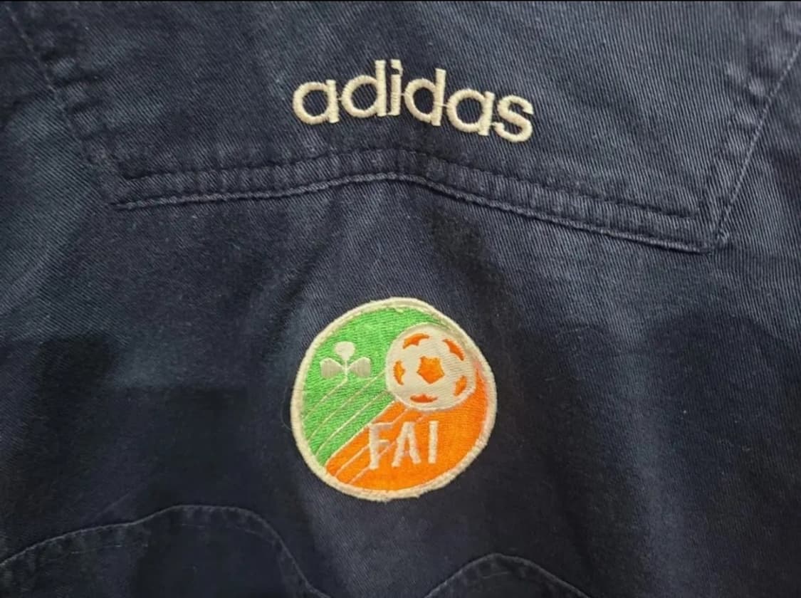 아디다스 90년대 아일랜드 축구 국대 트레이닝탑 상품이미지3