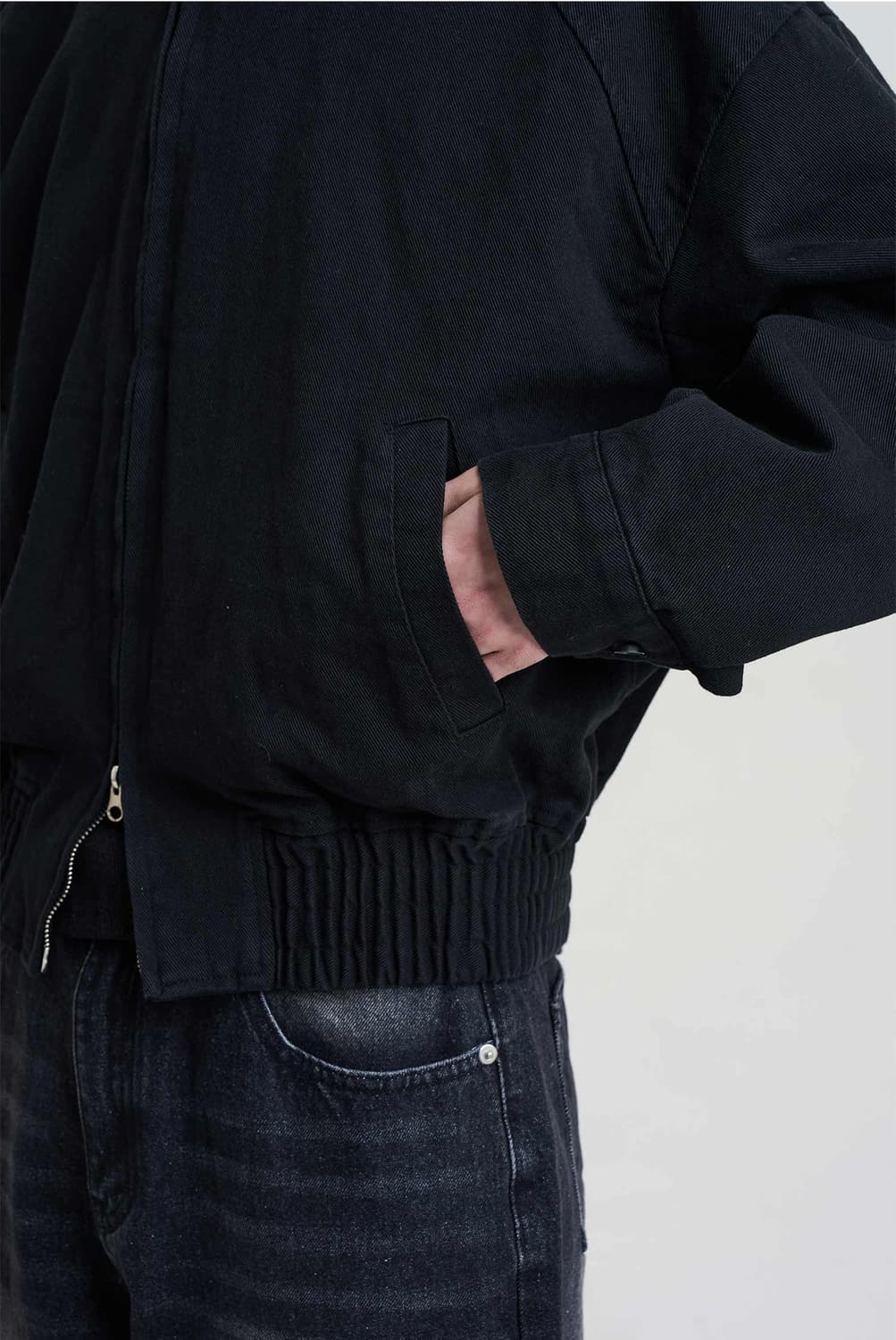 노이즈 워시드 헤링턴 점퍼 상품이미지5