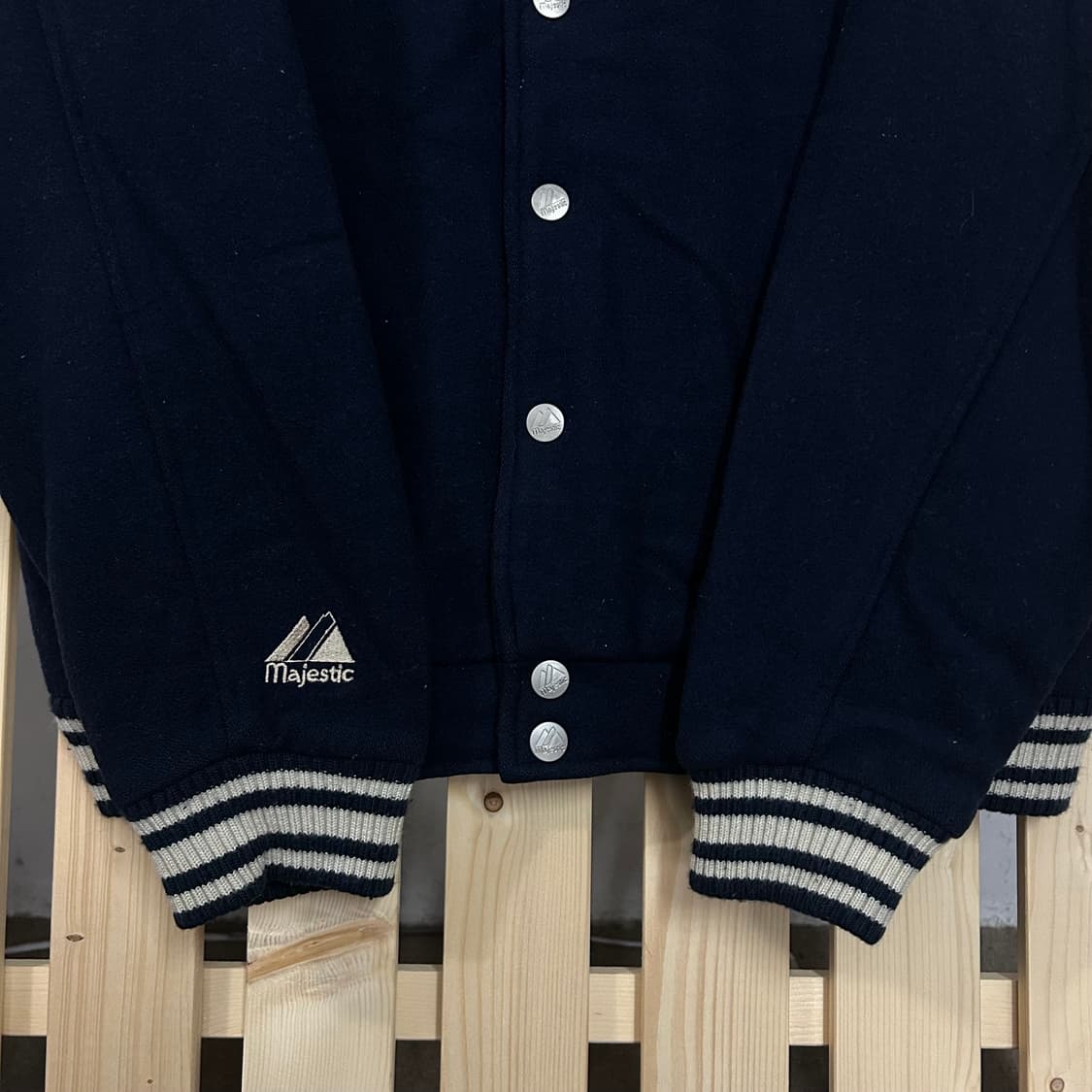 (L) 마제스틱 뉴욕 양키스 울 바시티 자켓  상품이미지4