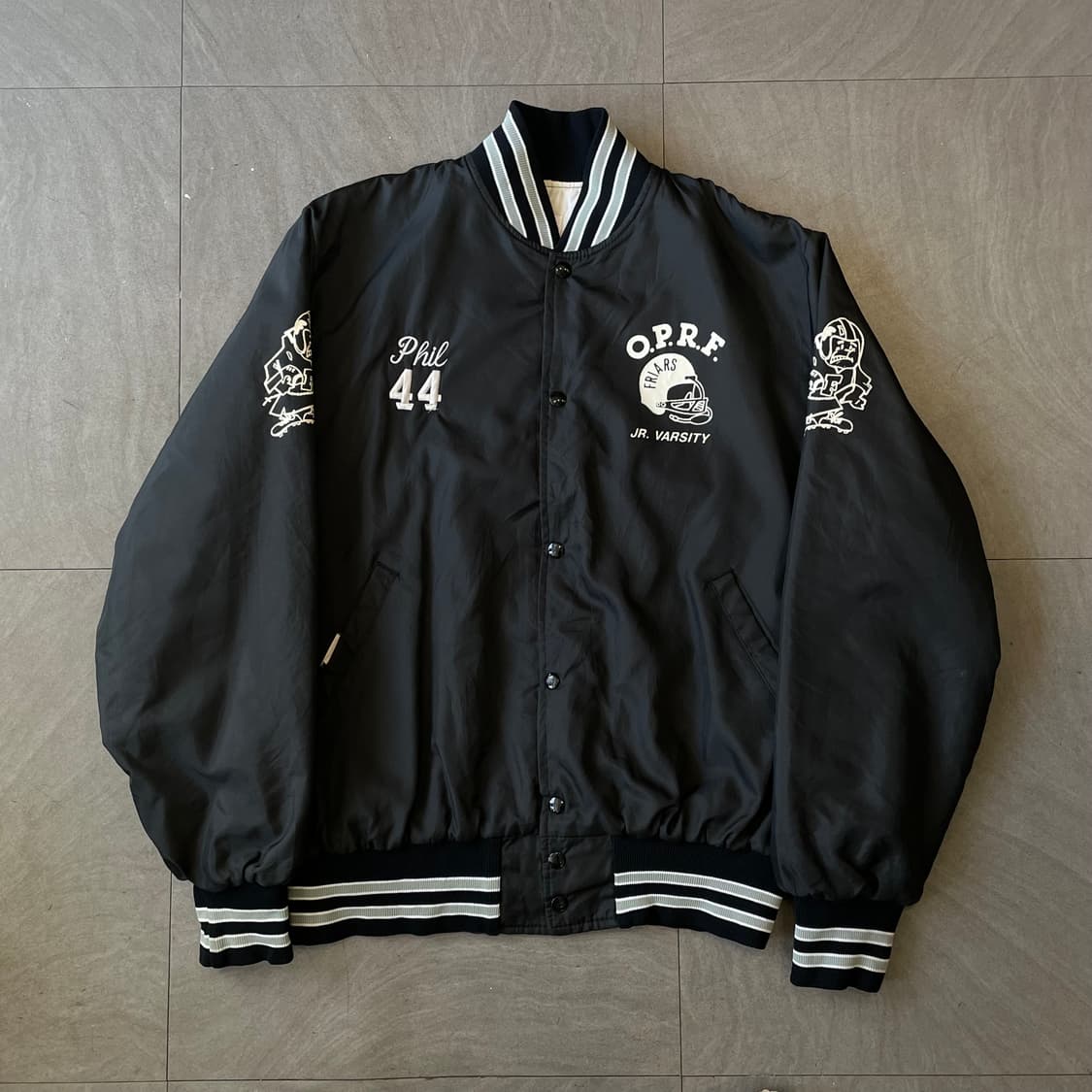 Oprf 블랙 나일론 스타디움 나일론 자켓 상품이미지1