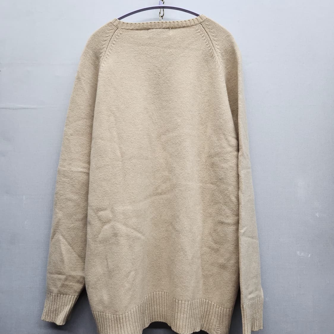 빈폴 로고 베이지 니트 XL 상품이미지3