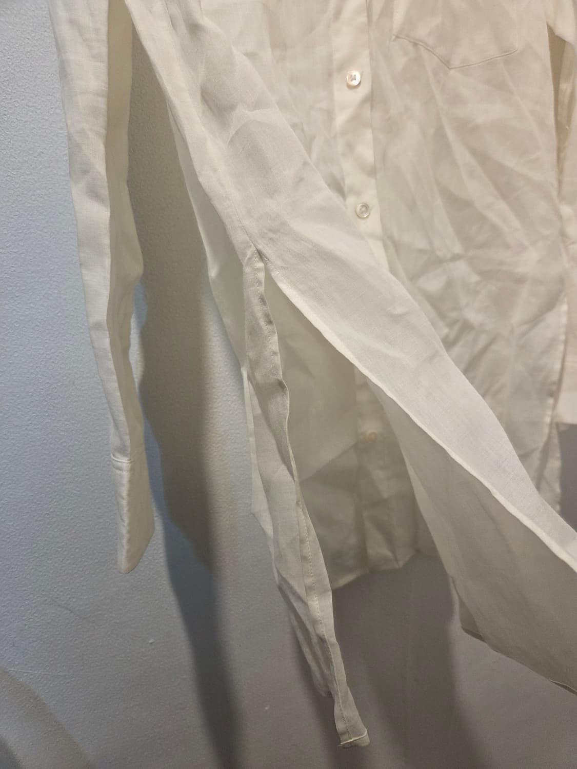 띠어리 화이트린넨셔츠 상품이미지3