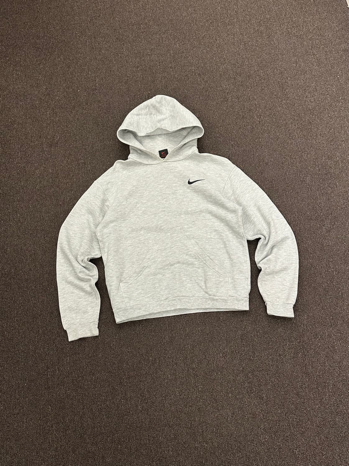 L)Nike 빈티지 센터 포켓 그레이 후디 상품이미지1