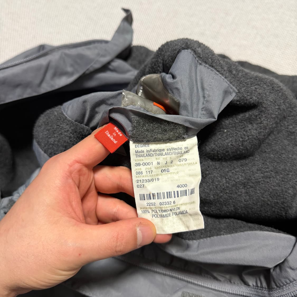 HUGO BOSS 휴고 보스 기모 봄버 자켓 상품이미지5