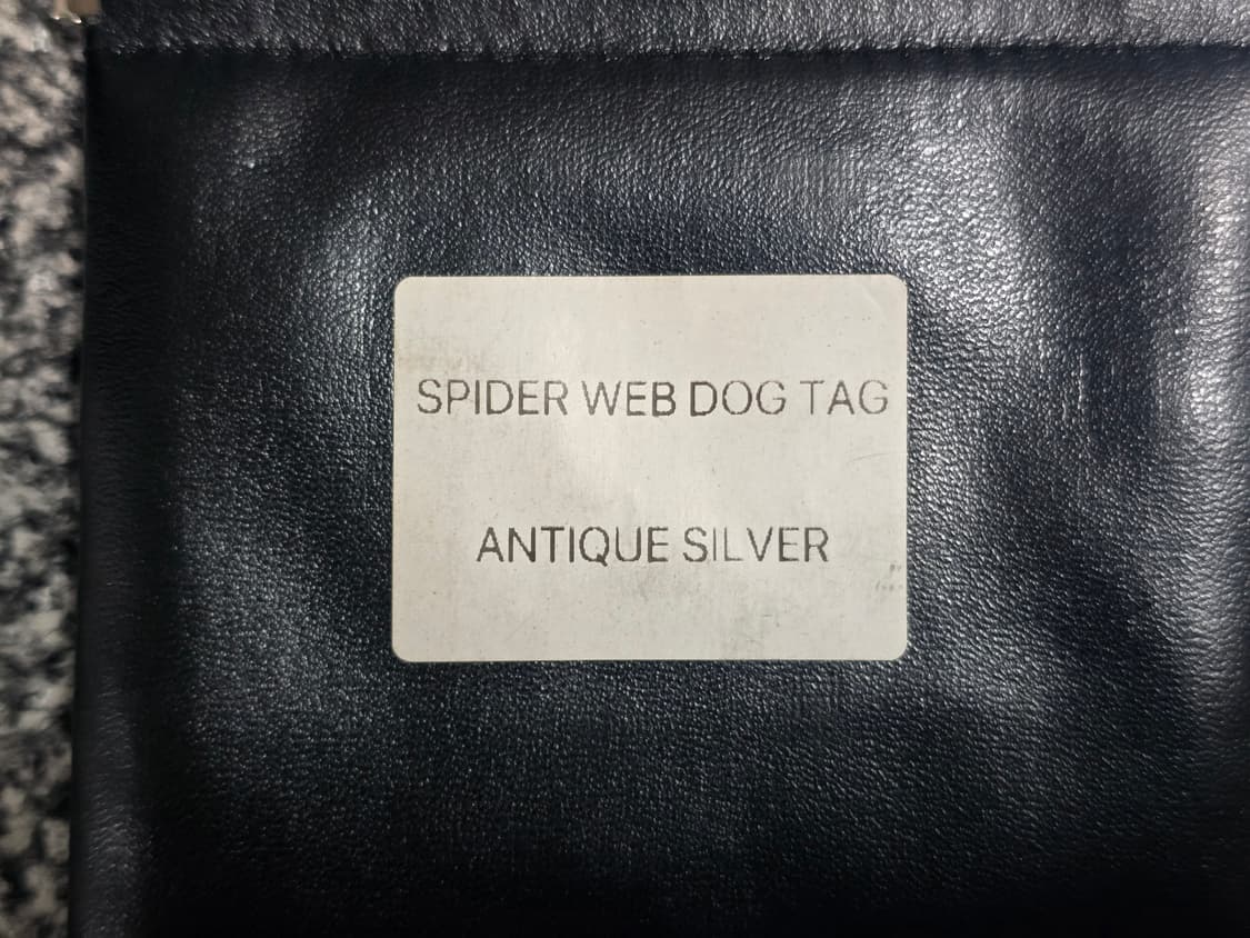 REVENGE 리벤지 스파이더 웹 독택 목걸이 상품이미지3