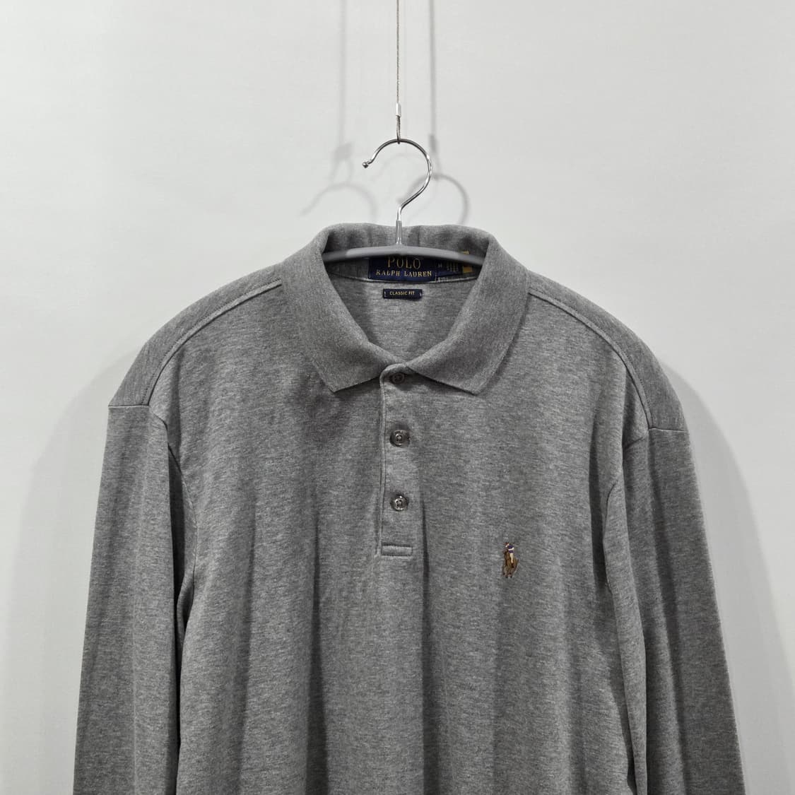 폴로랄프로렌 코튼 카라 롱슬리브 M  상품이미지2