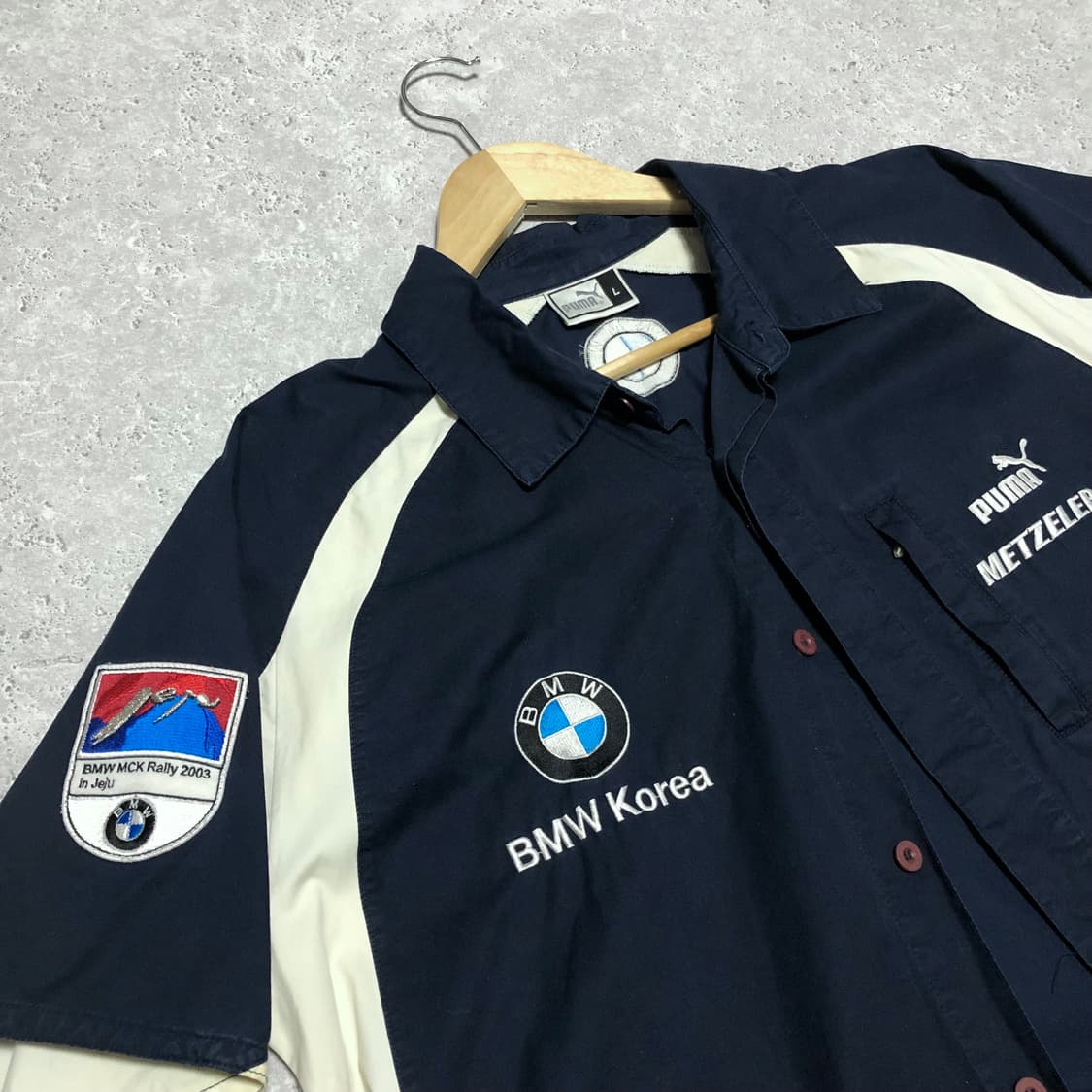 푸마 BMW 레이싱 셔츠 희귀 반팔 올드스쿨 상품이미지3