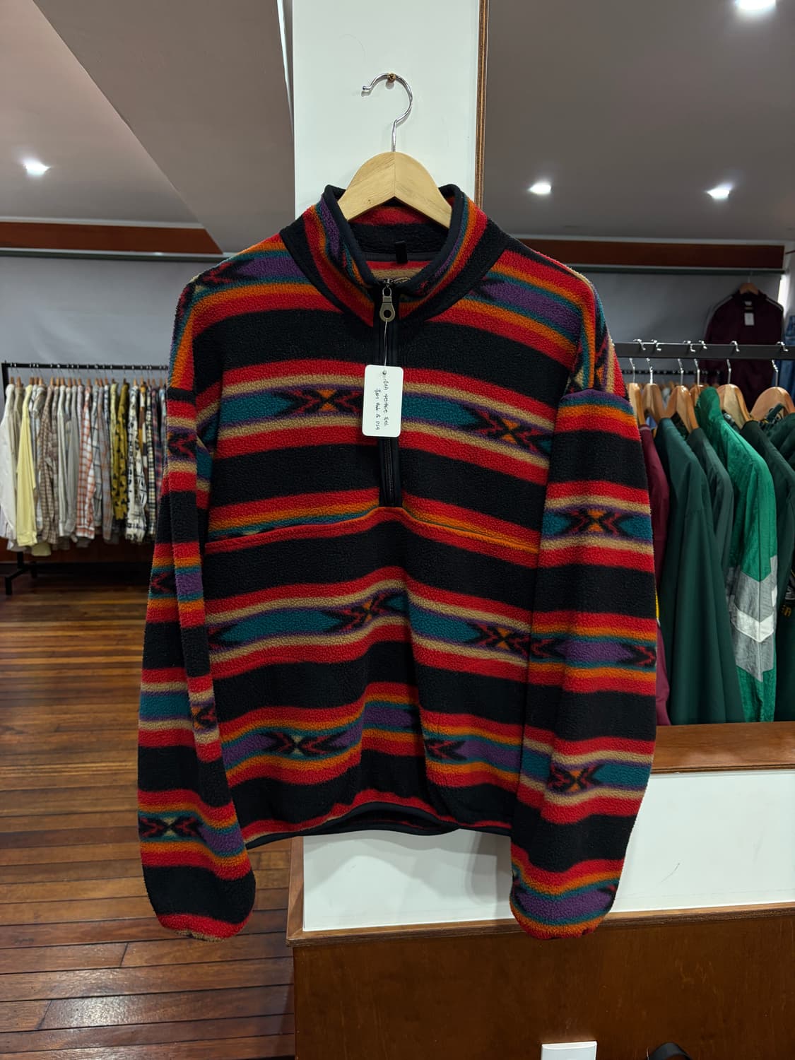 Woolrich USA 네이티브 플리스 하프집업 상품이미지1