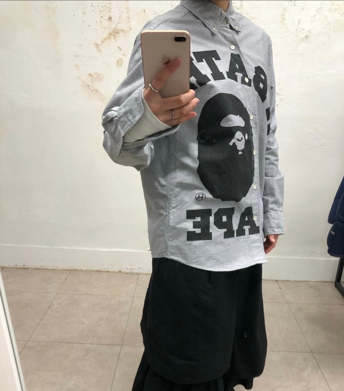 베이프 옥스포드 셔츠 상품이미지2