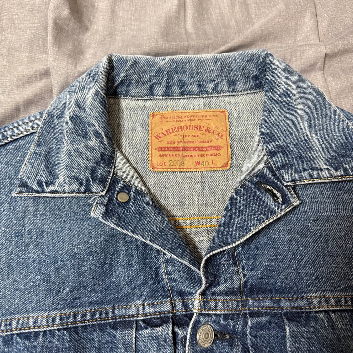 [40]웨어하우스 2ND-HAND Lot.2002 데님 자켓 상품이미지9