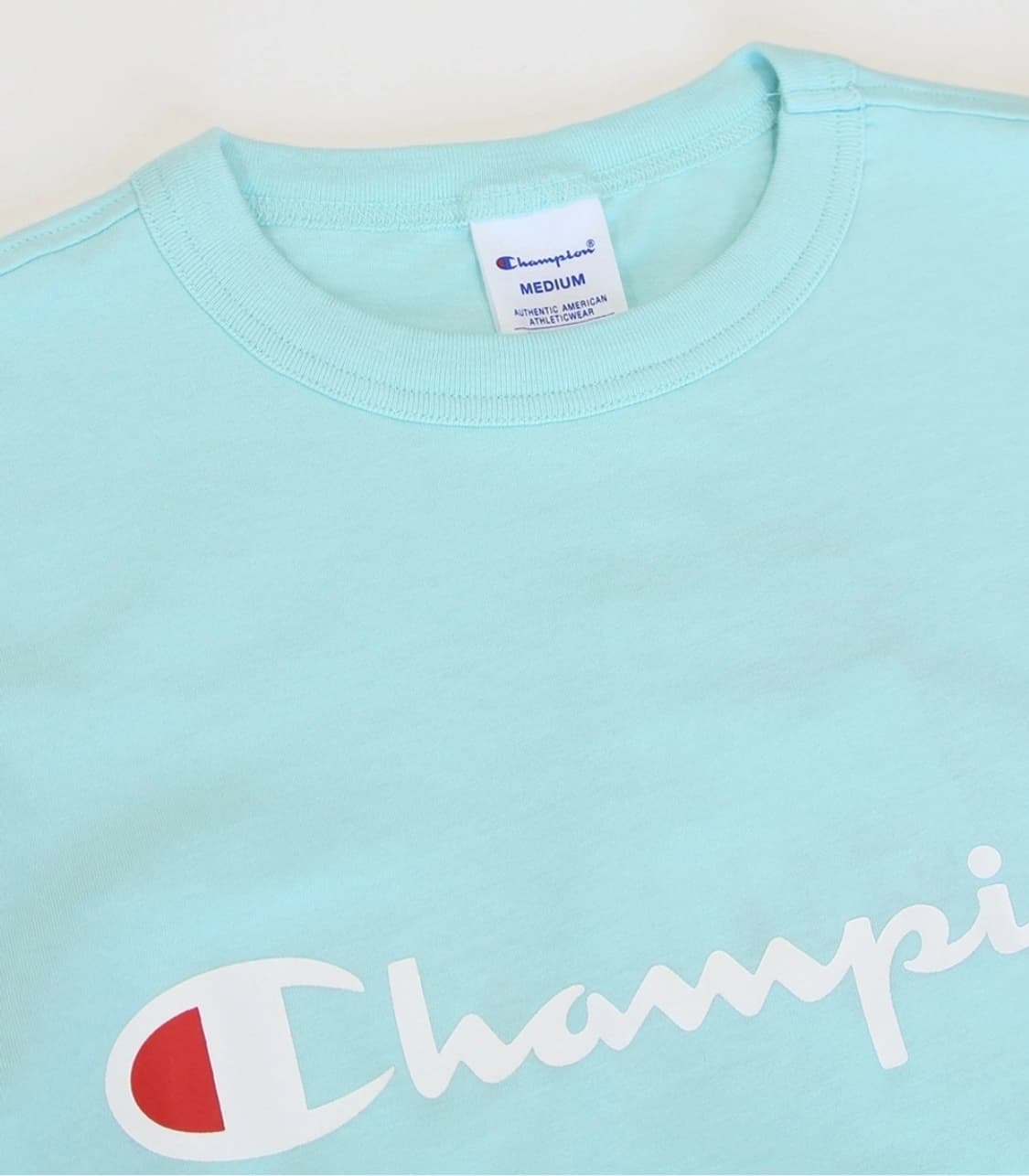 (새상품) 챔피온 champion 로고 코튼 반팔 티셔츠 상품이미지2